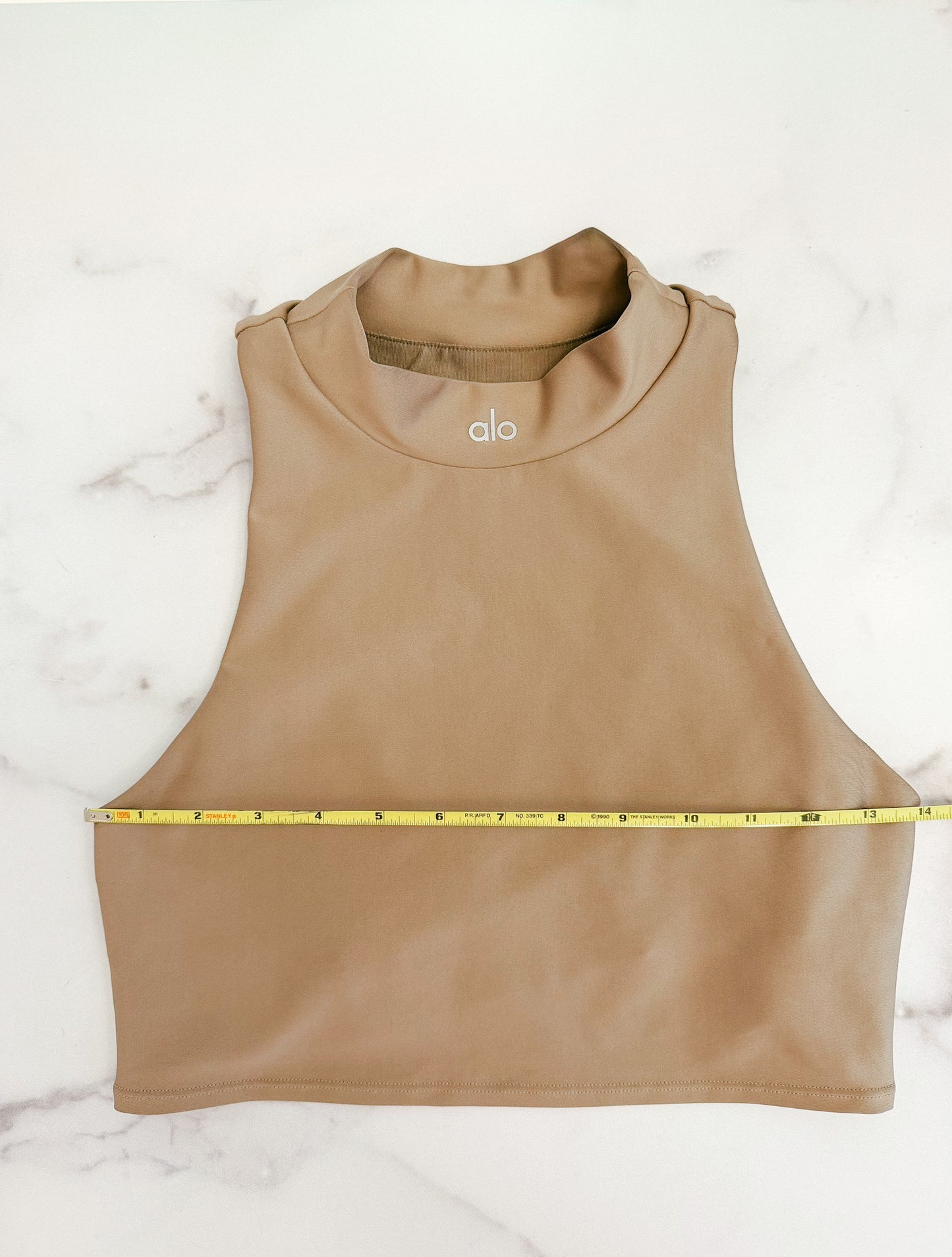 Alo Yoga Airlift Fuse Bra Tank in Gravel, Size Medium