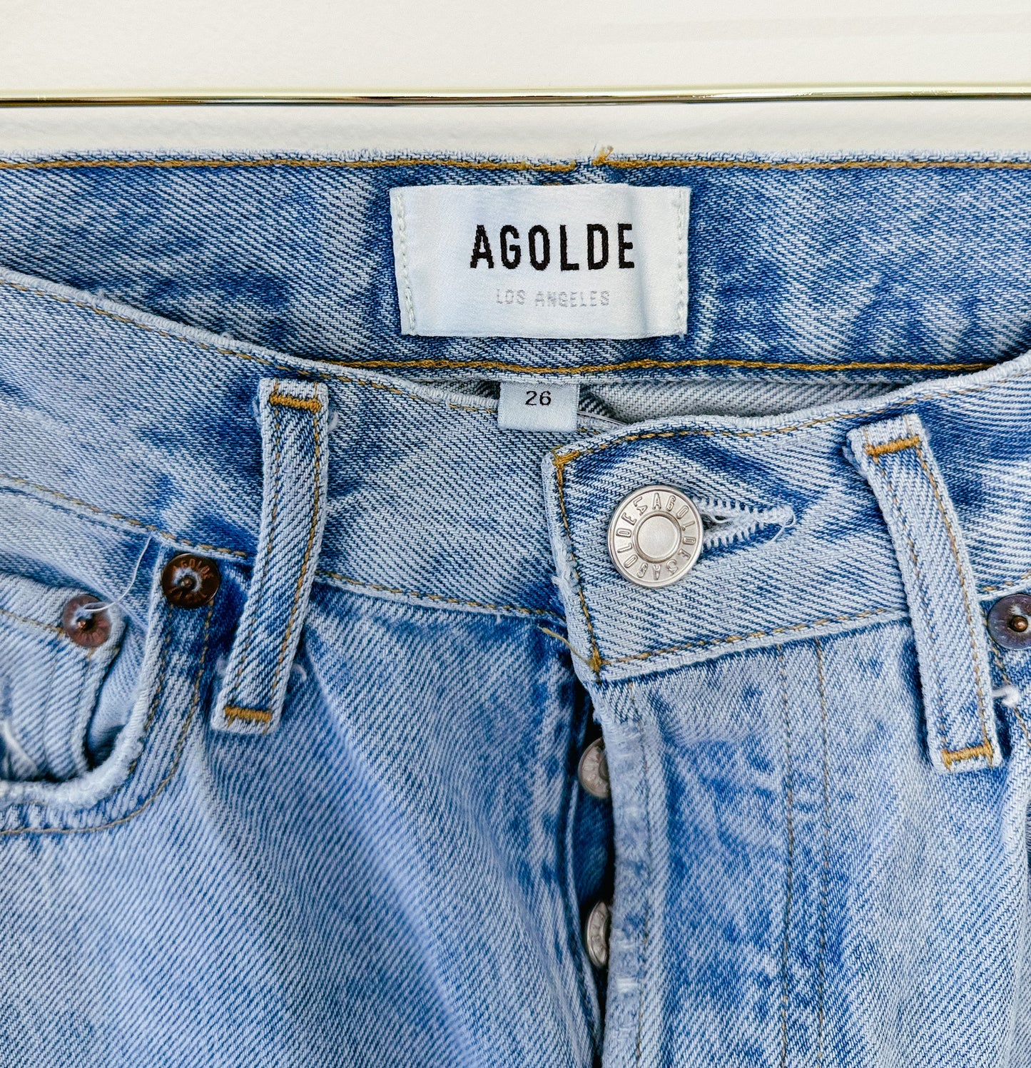 AGOLDE 90's Mid Rise Loose Fit Jeans, Size 26