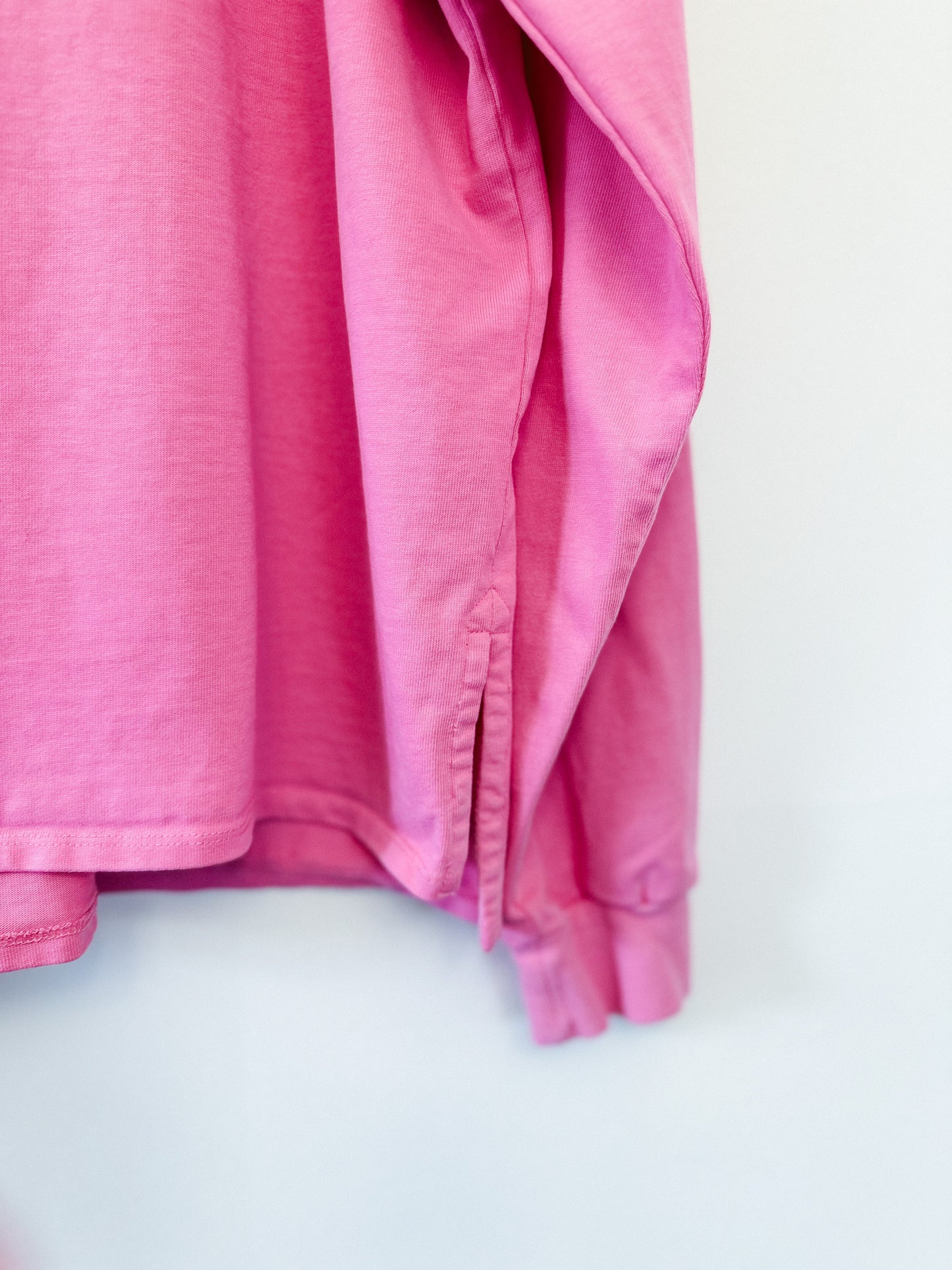Good American Sorority Pink Rugby Shirt, Size 3-4