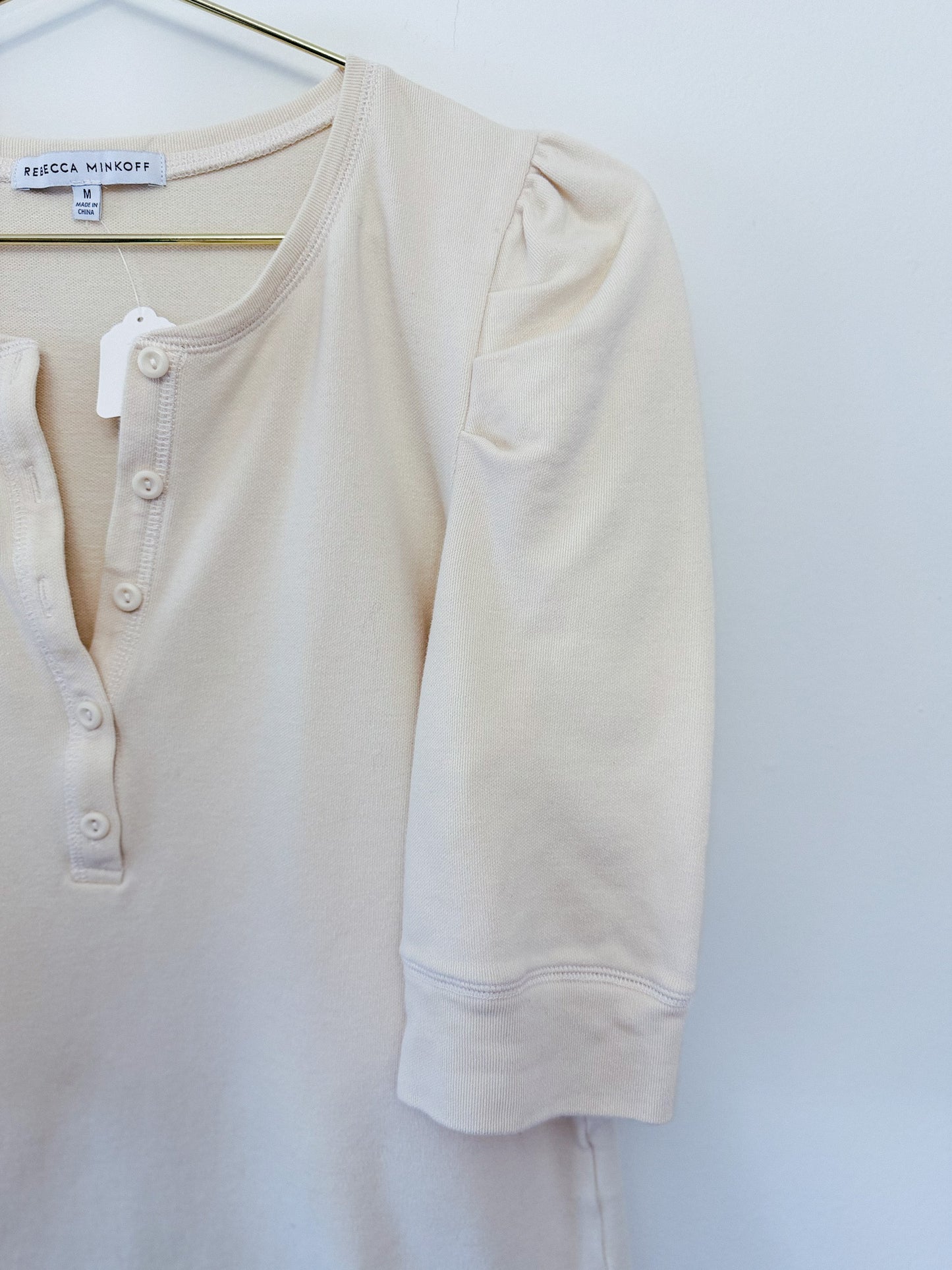 Rebecca Minkoff Janine Short Sleeved Henley