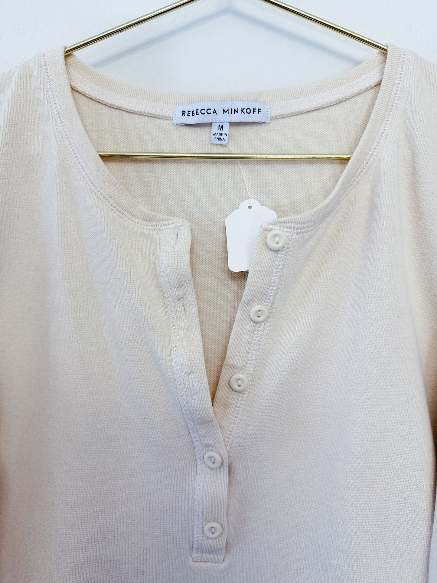 Rebecca Minkoff Janine Short Sleeved Henley