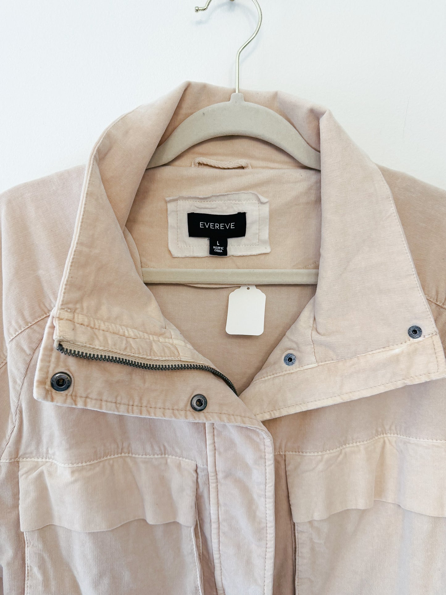 Evereve Corduroy Camp Jacket, Size Large