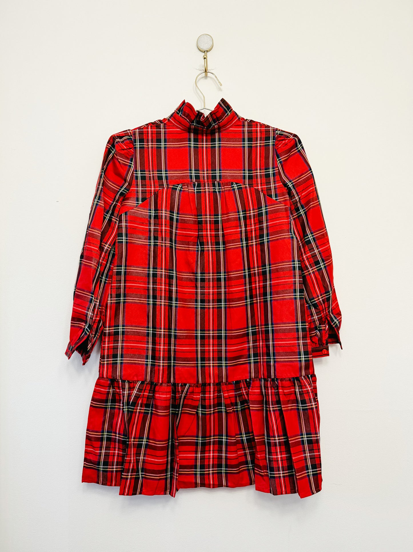 Tuckernuck Palmerston Dress in Royal Stewart Tartan Plaid