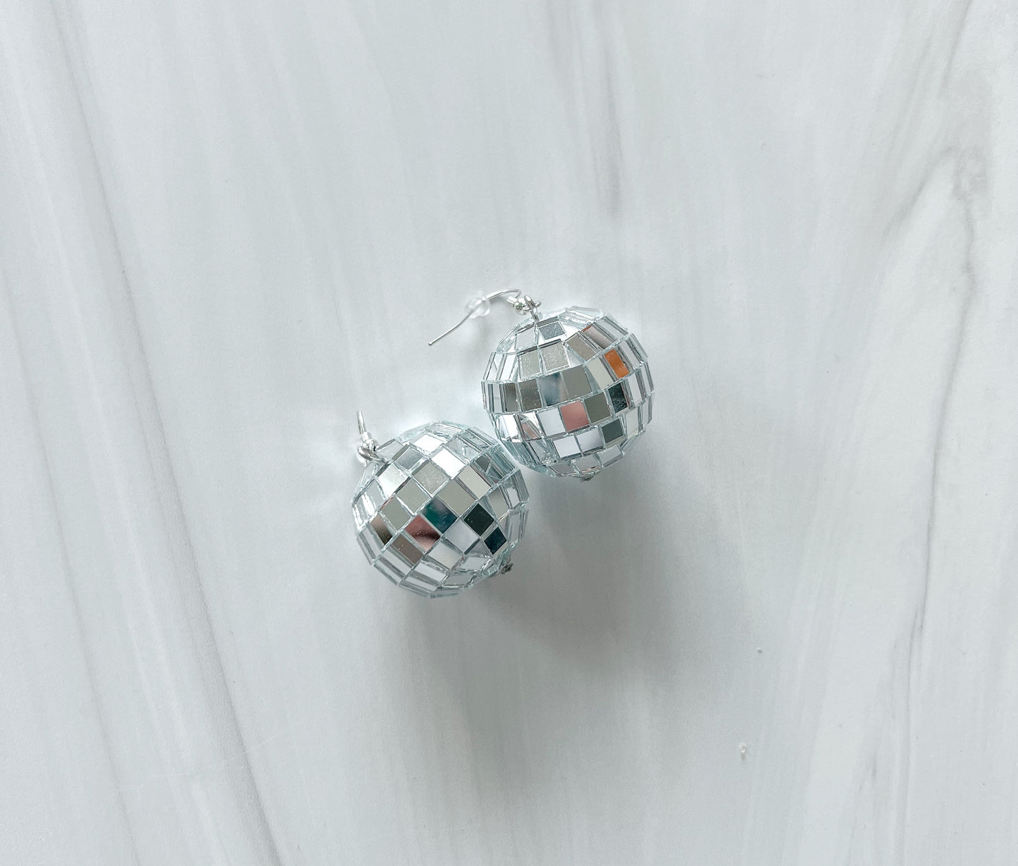 disco ball earrings