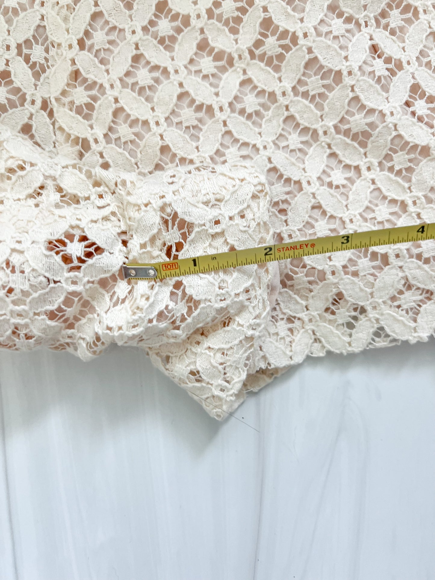See By Chloe Ivory Lace Shorts