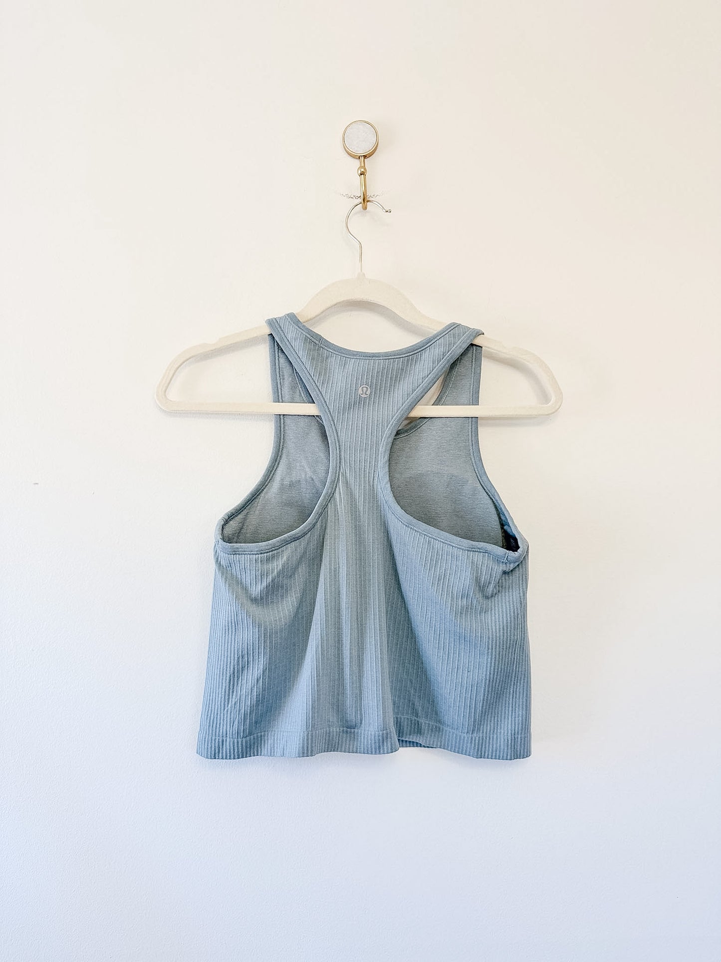 Lululemon Ebb To Street Racerback Cropped Tank Top