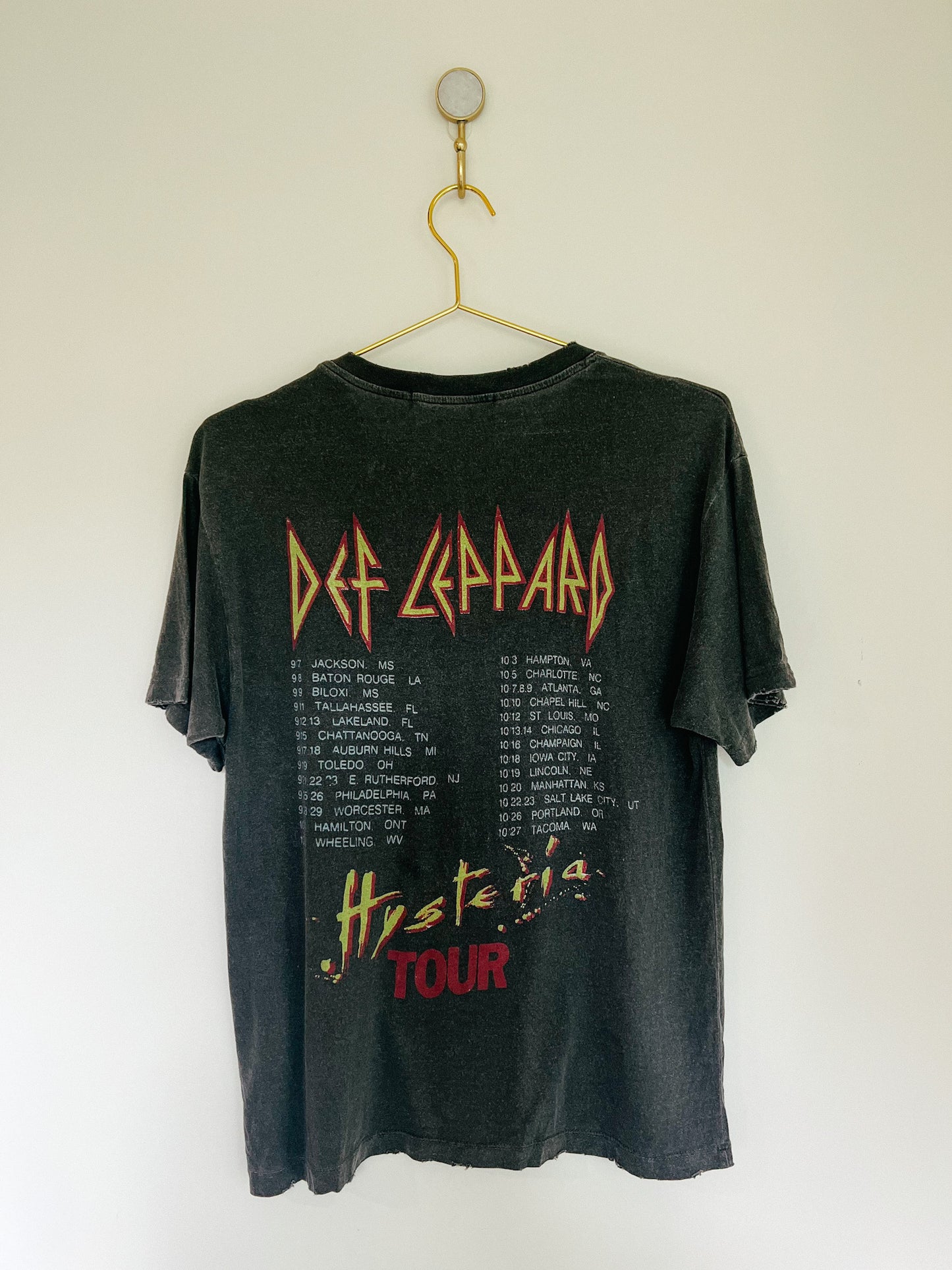 Daydreamer Def Leppard Hysteria Tee