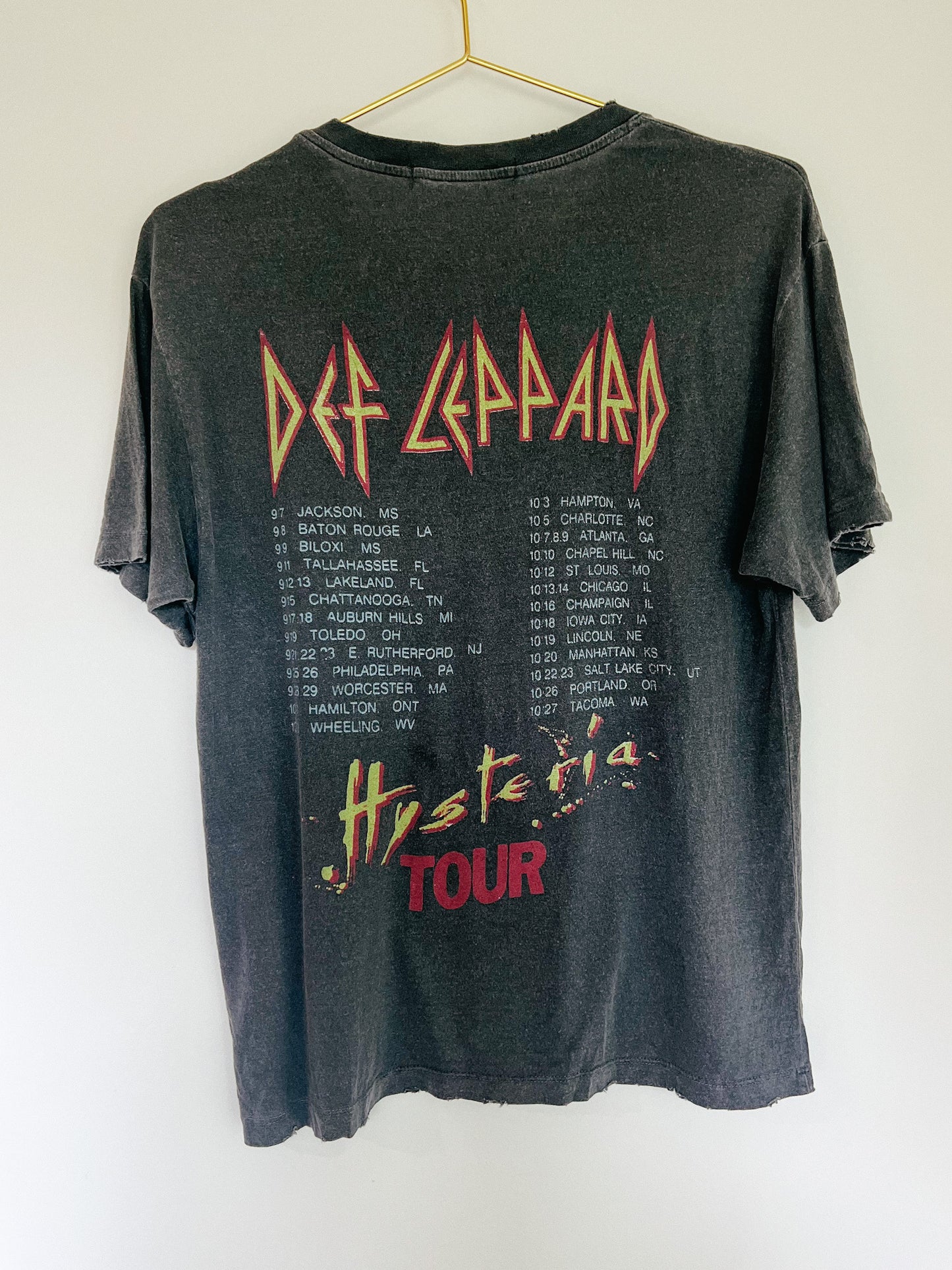Daydreamer Def Leppard Hysteria Tee