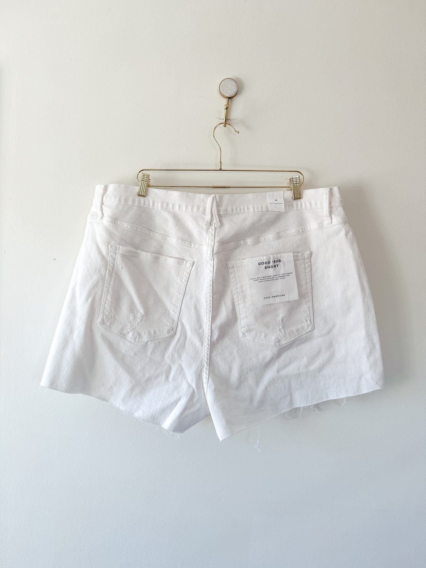 Good American Good ’90s Denim Shorts