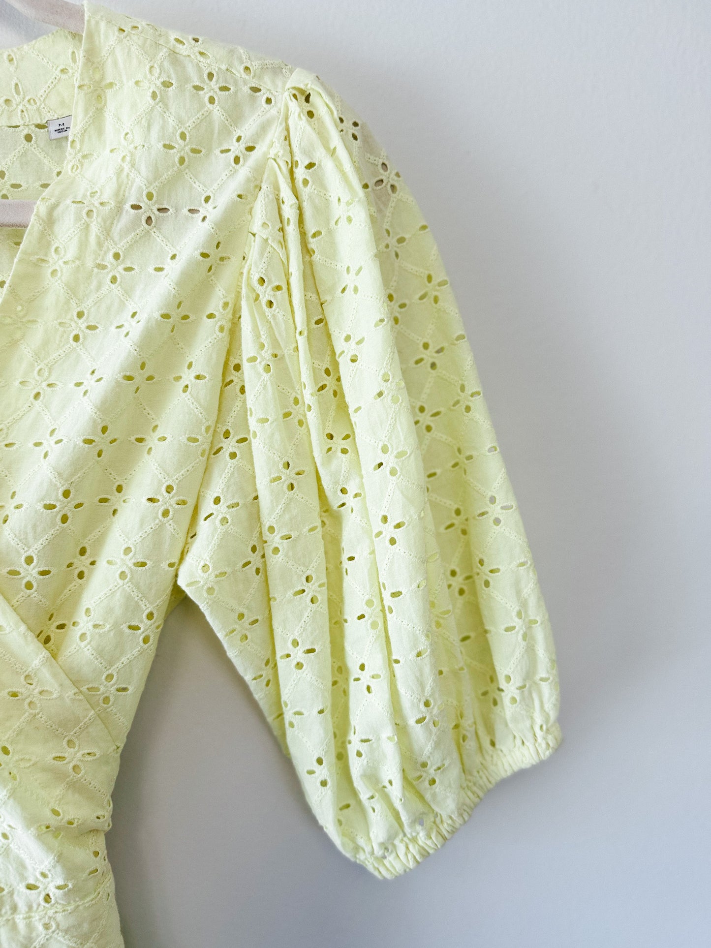 Scotch & Soda Broderie Anglaise Wrap Top