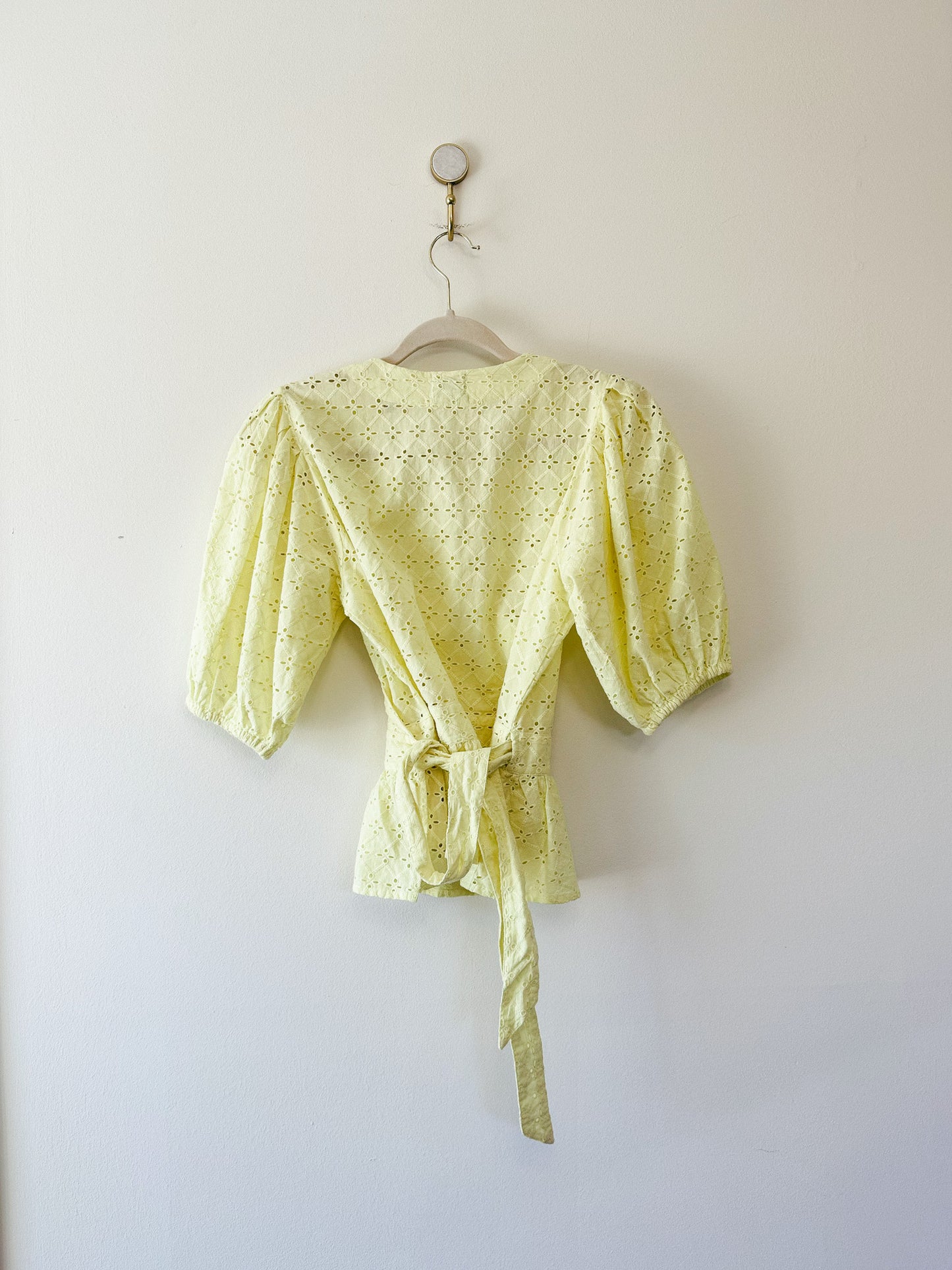 Scotch & Soda Broderie Anglaise Wrap Top