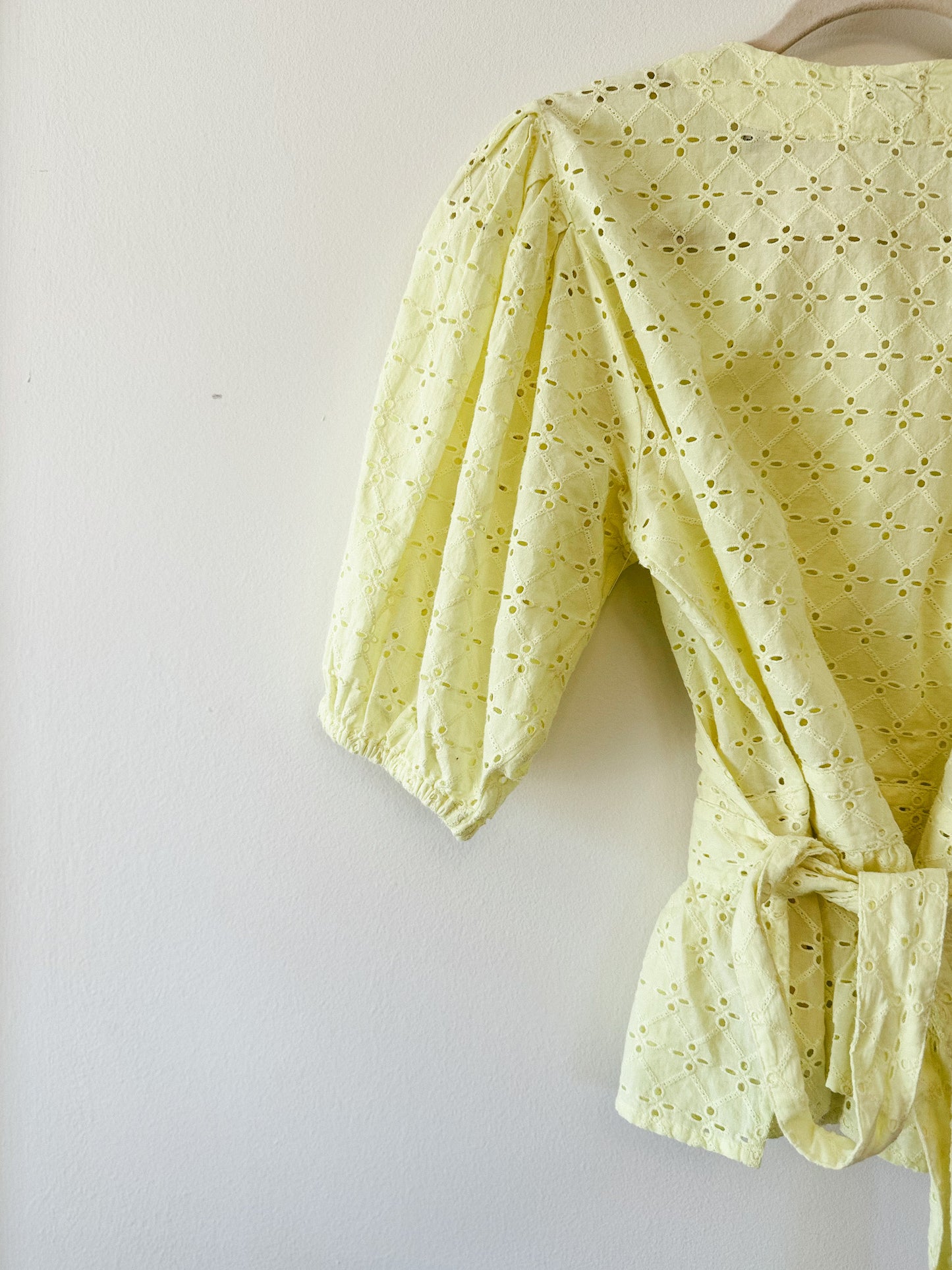 Scotch & Soda Broderie Anglaise Wrap Top