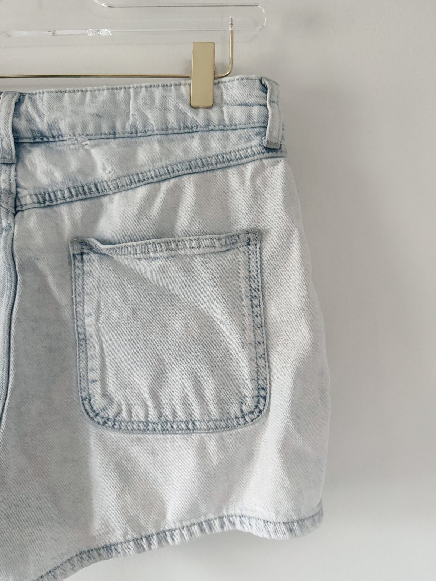 Pilcro High Rise Slim Shorts