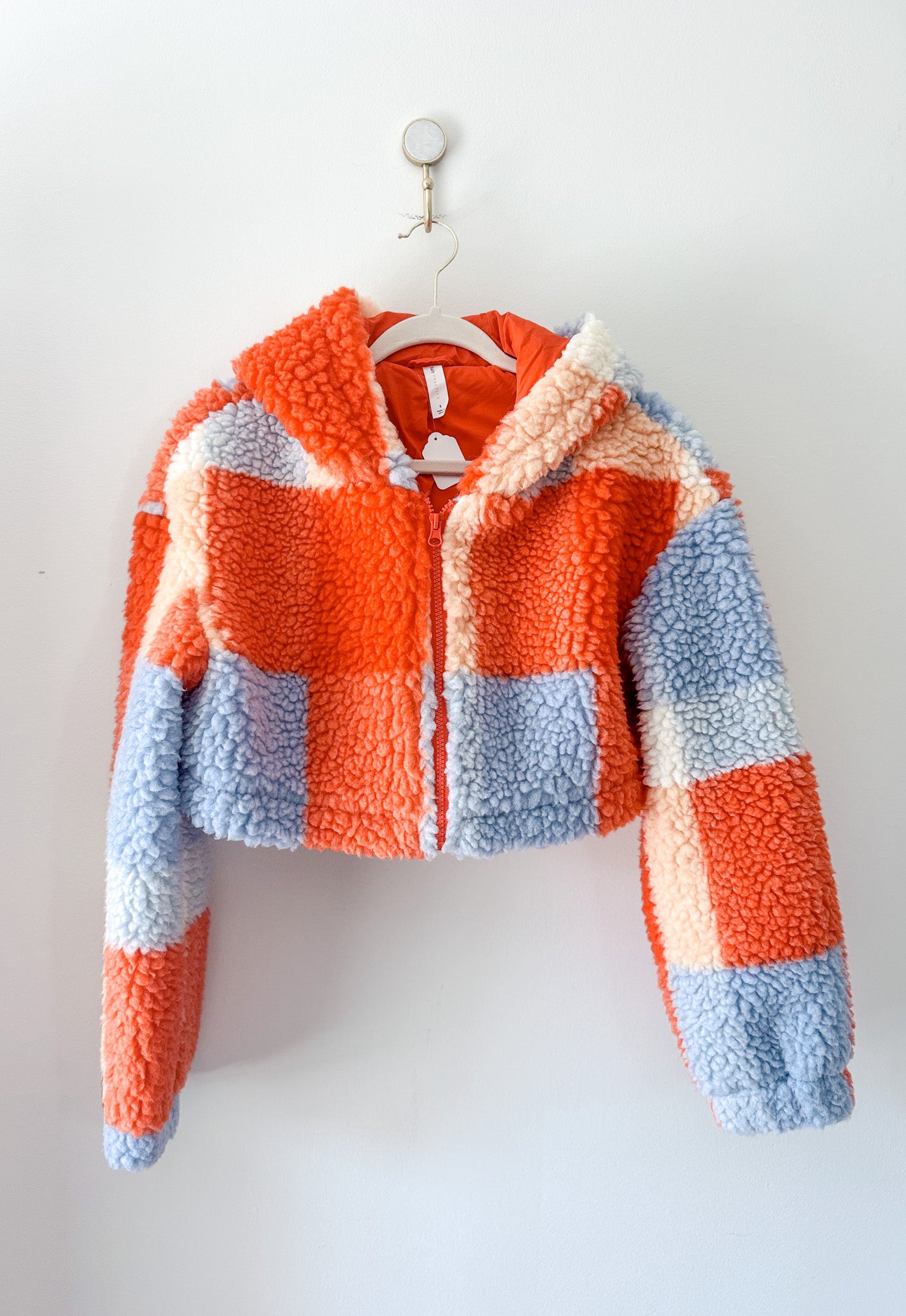 Daily Practice by Anthropologie Crop Hoodie Fleece Jacket