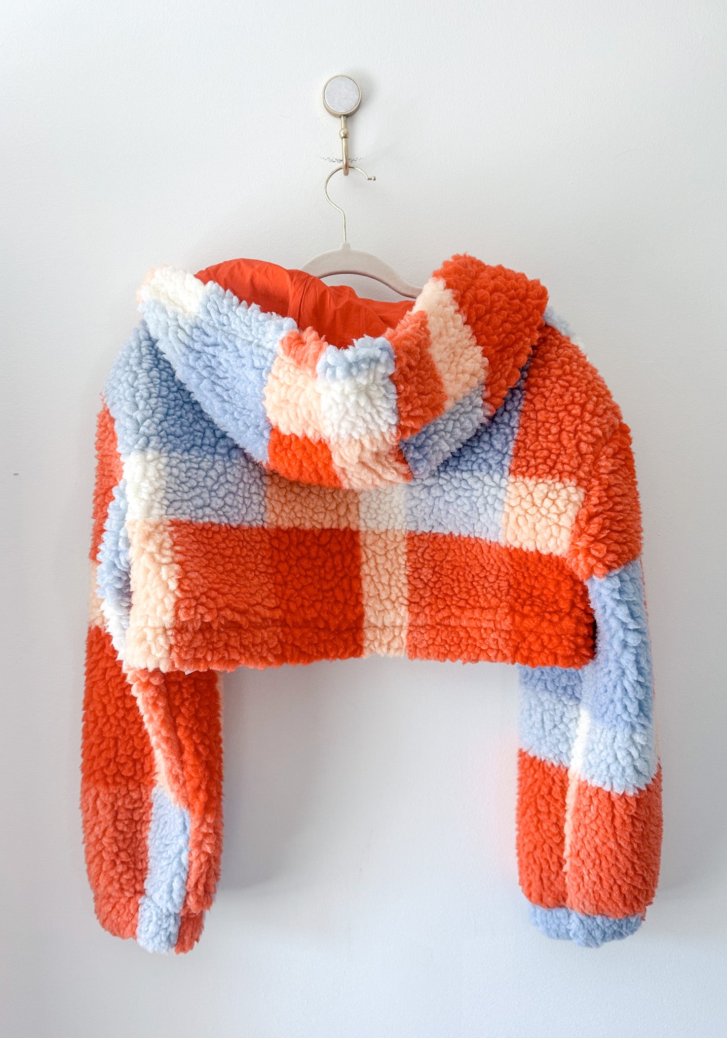 Daily Practice by Anthropologie Crop Hoodie Fleece Jacket