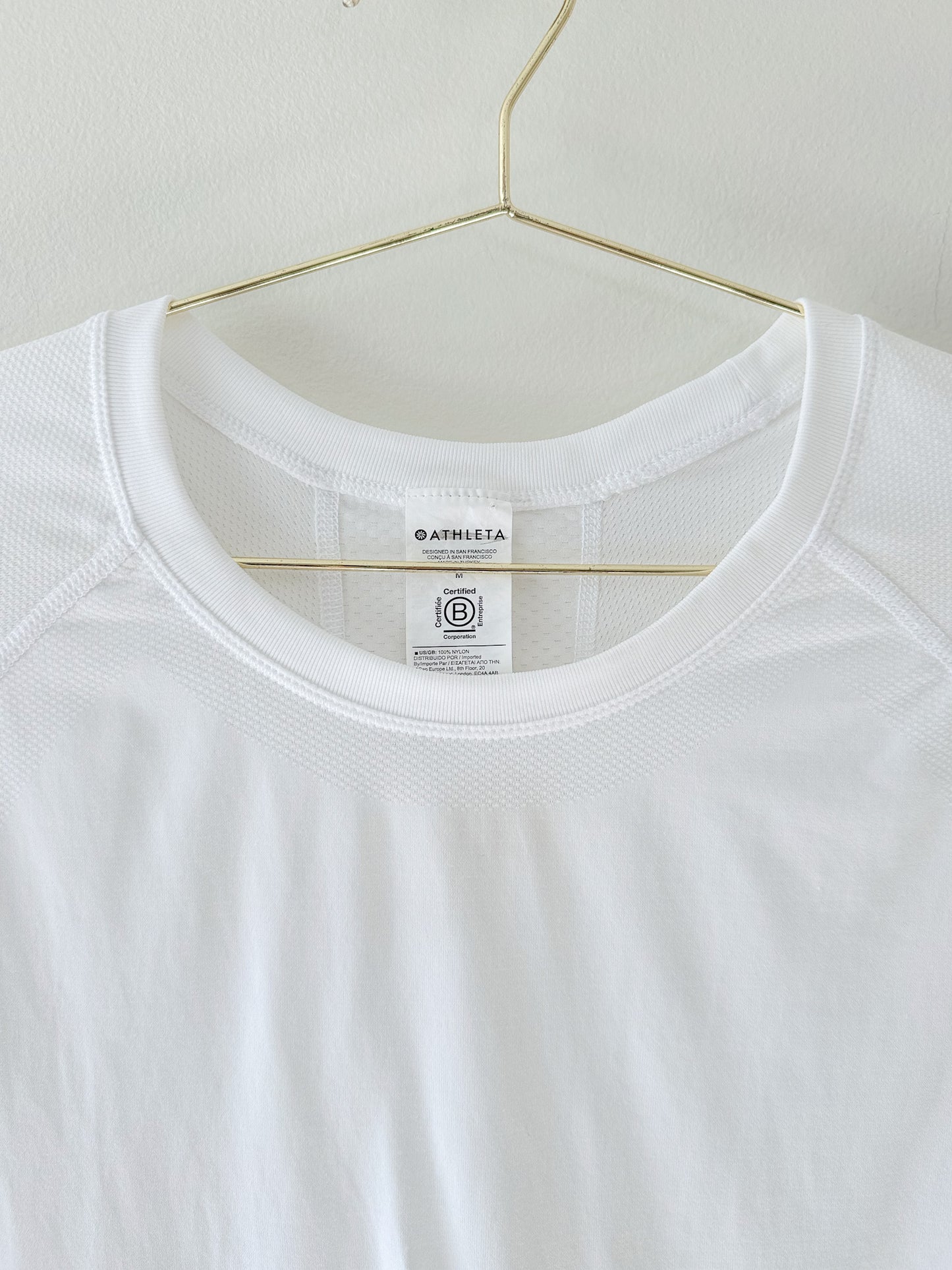 Athleta Momentum Seamless Tee in Bright White