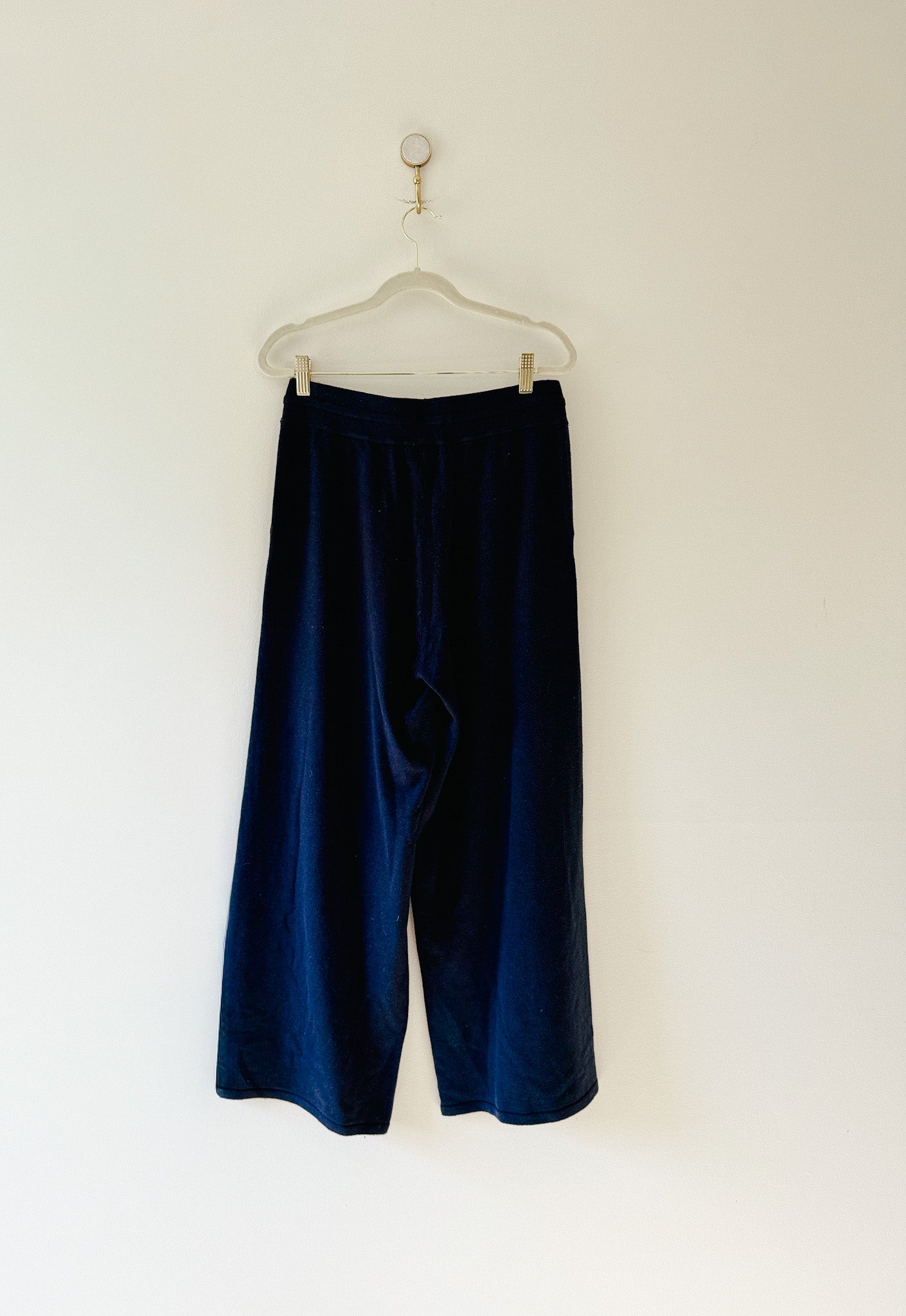 24/7 by Soma Recycled Yarn Wide Leg Crop Pant in Polar Nights