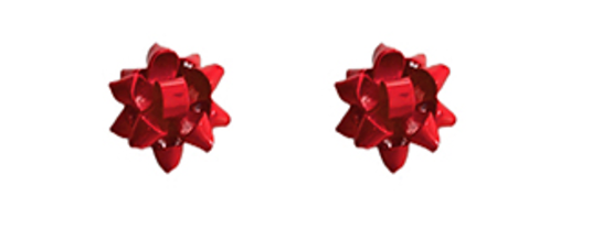 Christmas Gift Bow Earrings