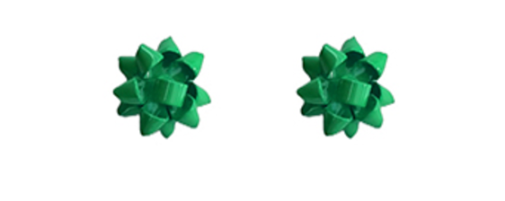 Christmas Gift Bow Earrings