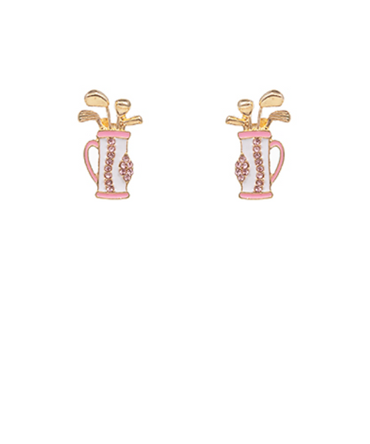 Golf Stud Earrings