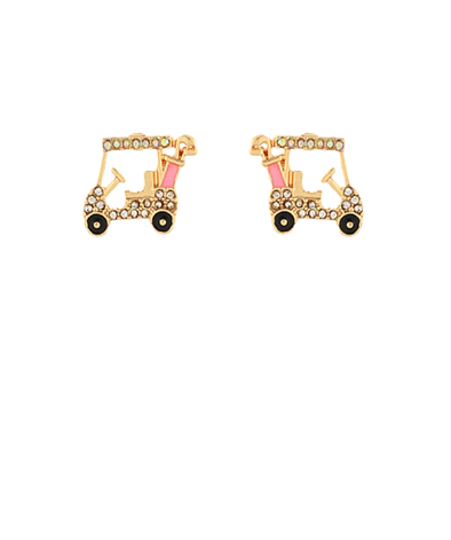 Golf Stud Earrings