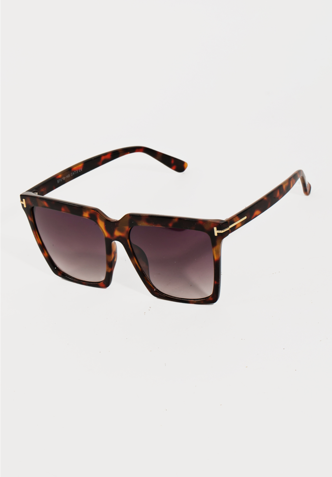 Acetate Square Frame Sunglasses