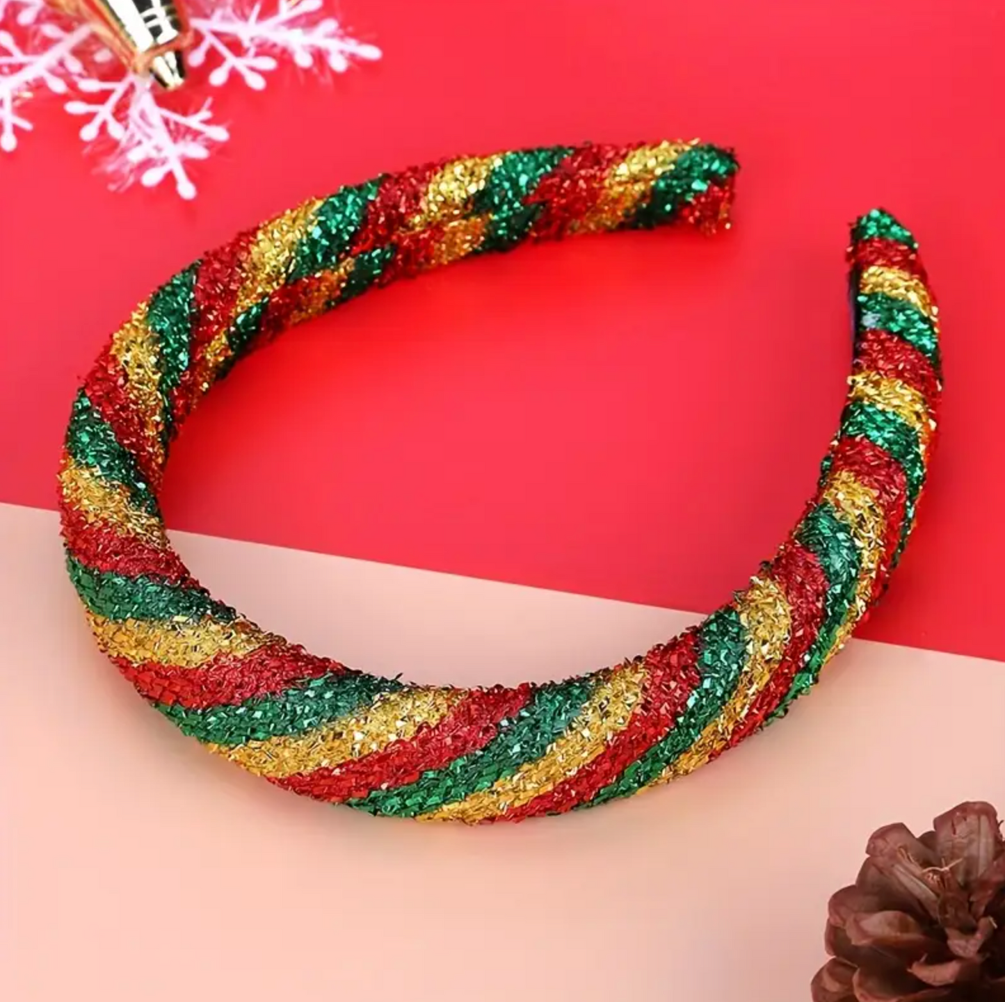 Holiday Tinsel Headbands