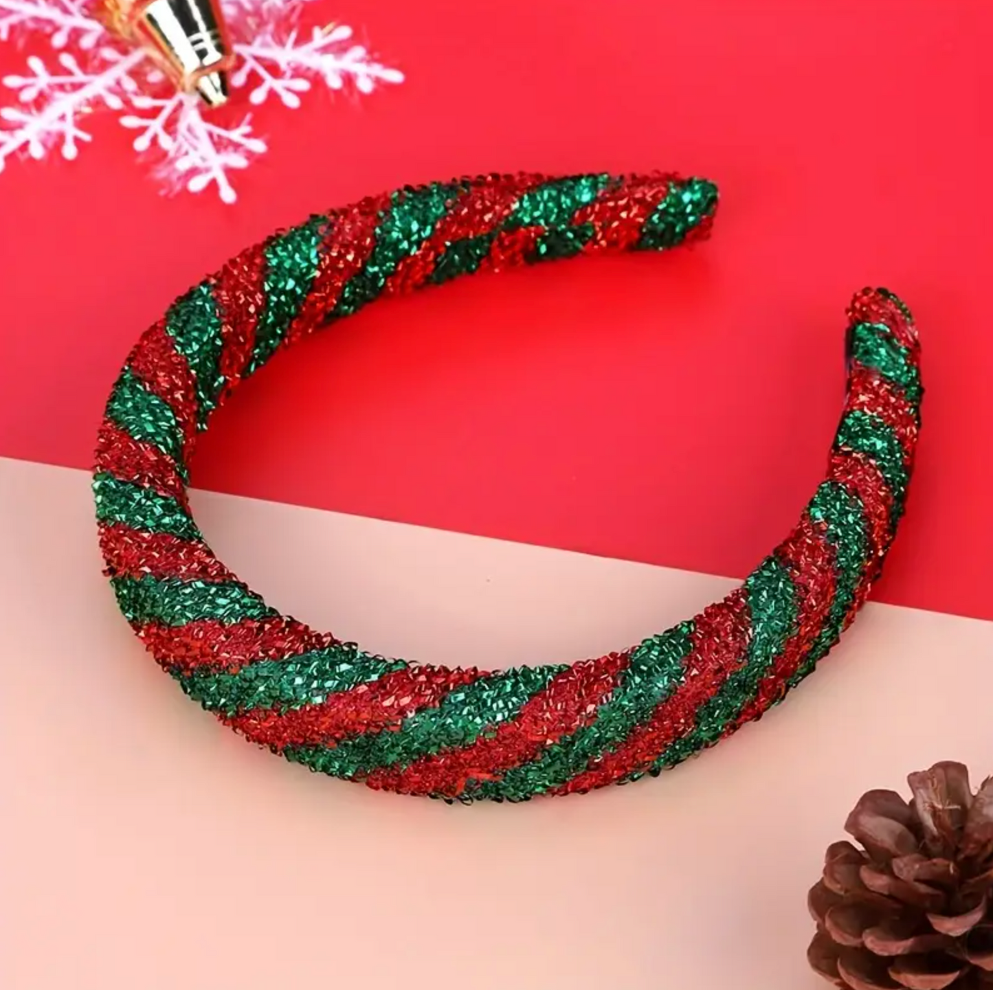 Holiday Tinsel Headbands