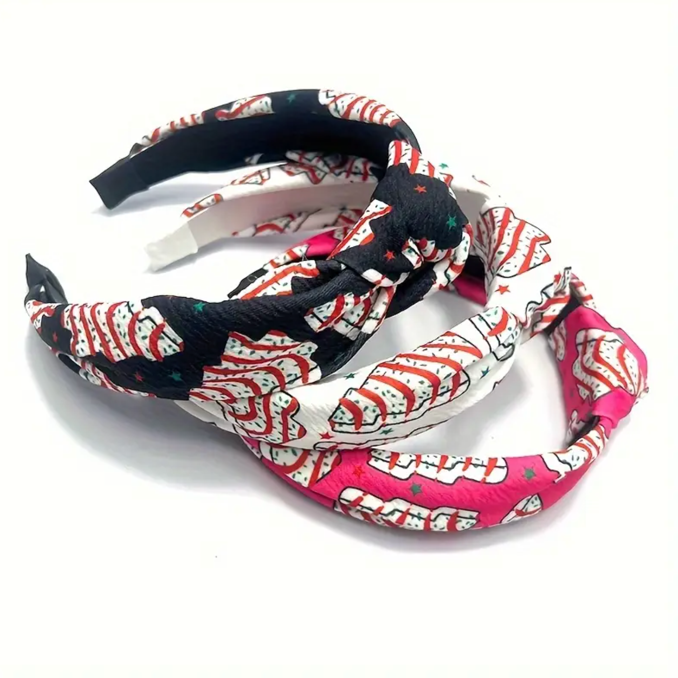 Christmas Tree Cake Holiday Headbands