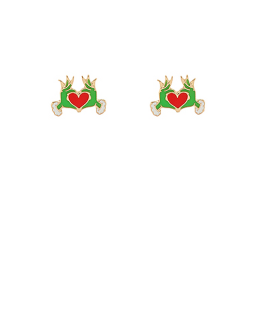 The Grinch Christmas Earrings