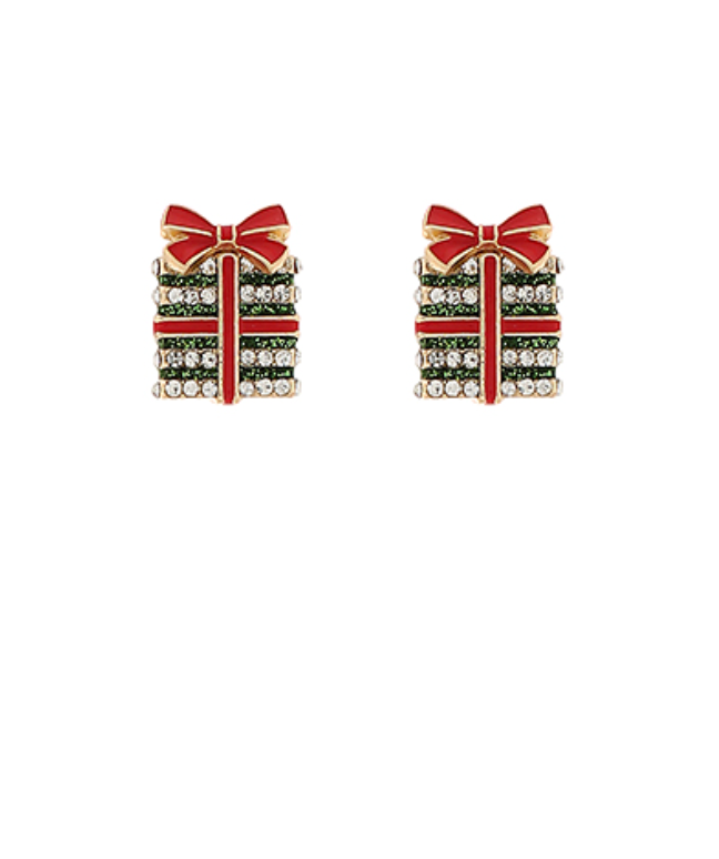 Holiday Sparkle Stud Earrings