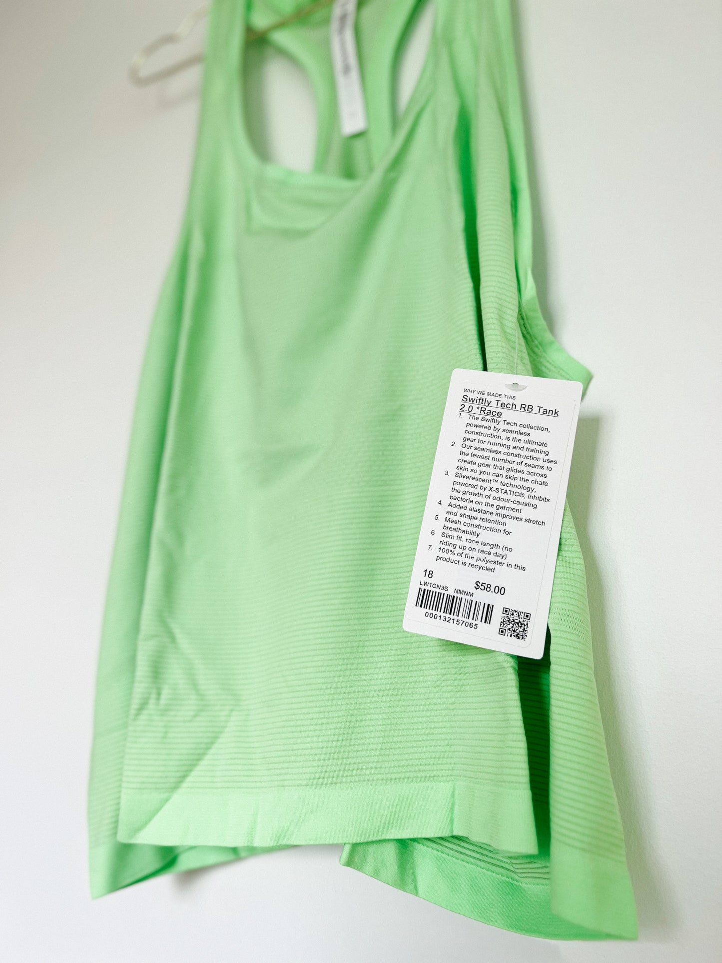 Lululemon Swiftly Tech Racerback 2.0 *Race Length