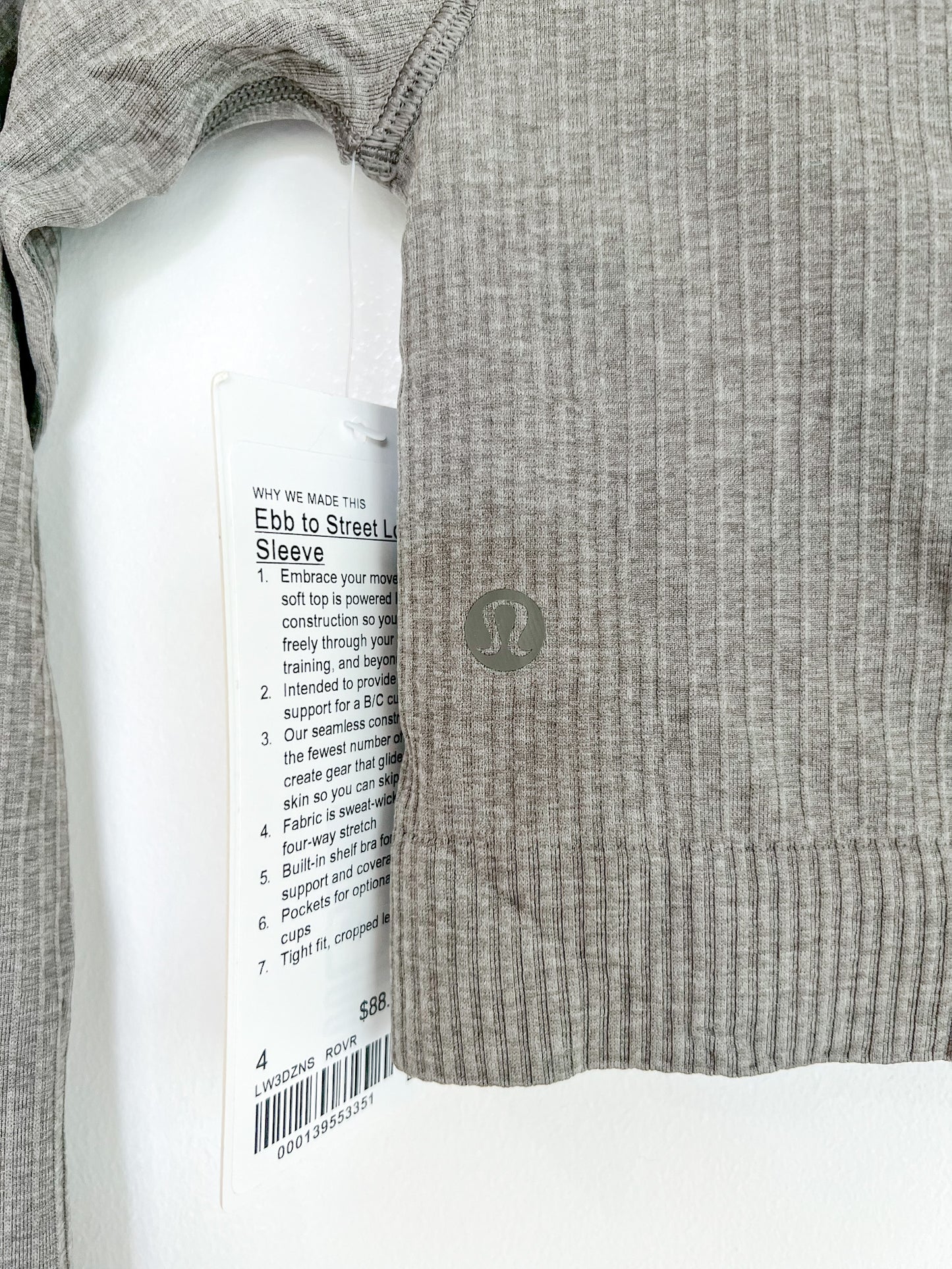 Lululemon Ebb to Street Long Sleeve Shirt