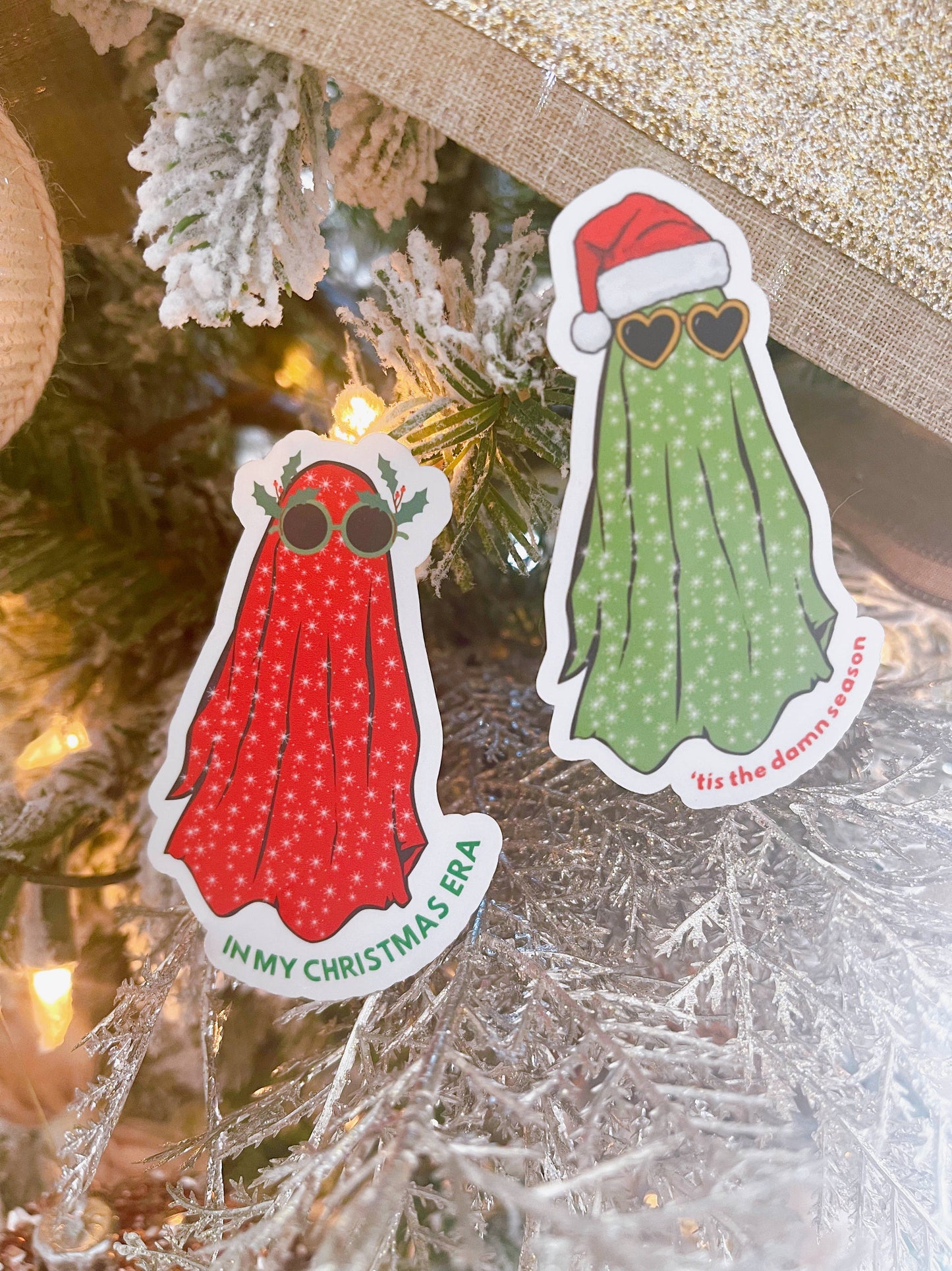 Festive Anti-hero ghost|taylor swift waterproof sticker