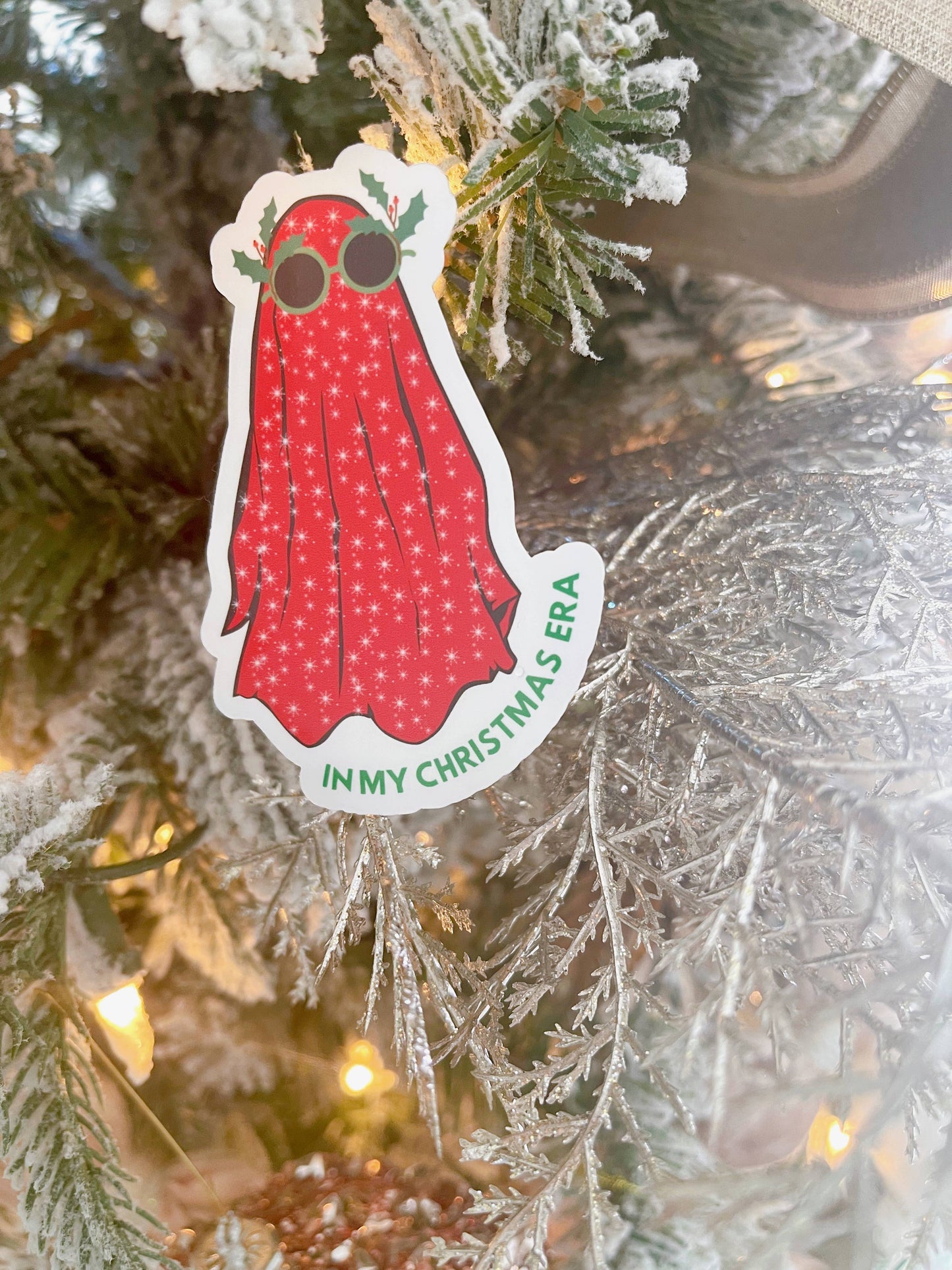 Festive Anti-hero ghost|taylor swift waterproof sticker