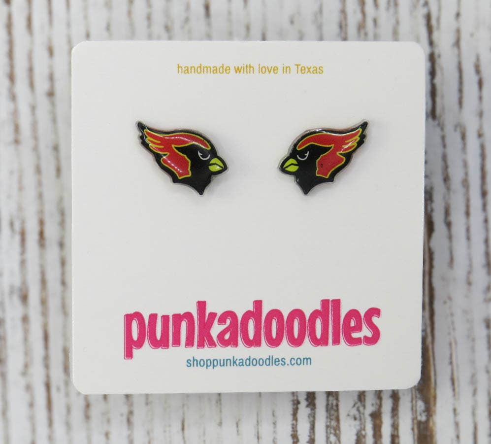 Punkadoodles.co - Custom Mascot Stud Earrings