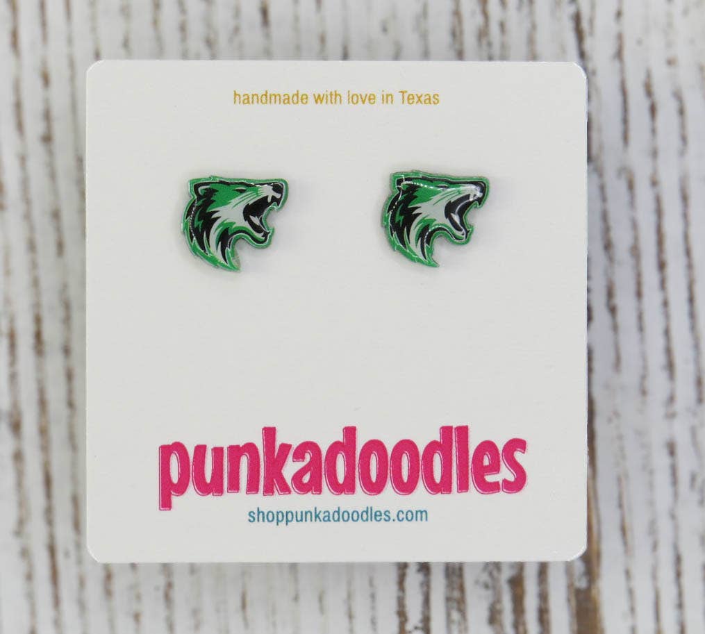 Punkadoodles.co - Custom Mascot Stud Earrings