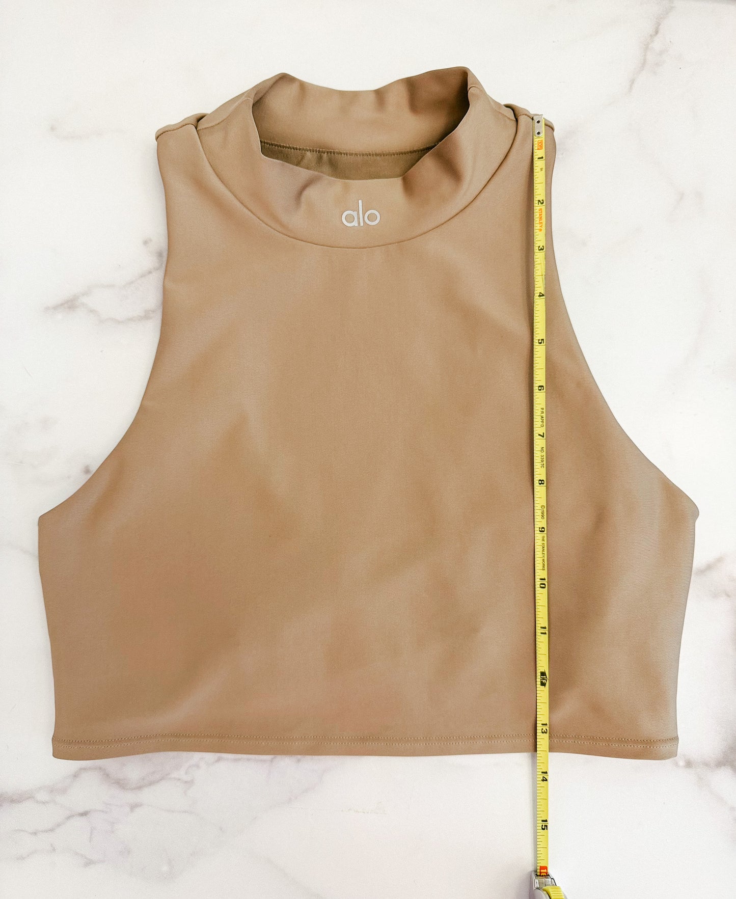 Alo Yoga Airlift Fuse Bra Tank in Gravel, Size Medium