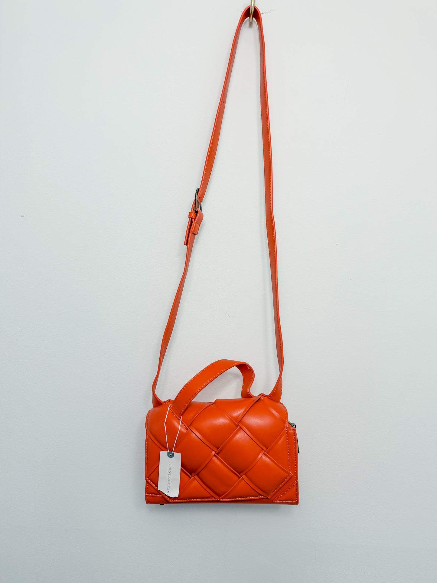Puffy Woven Crossbody Bag By Anthropologie