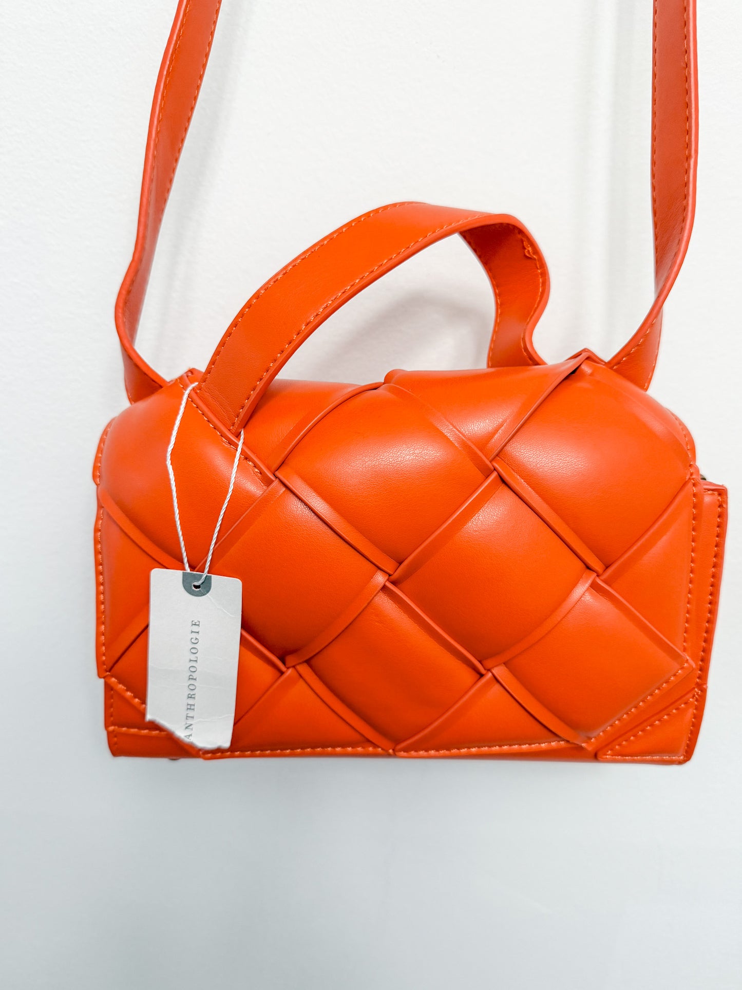 Puffy Woven Crossbody Bag By Anthropologie