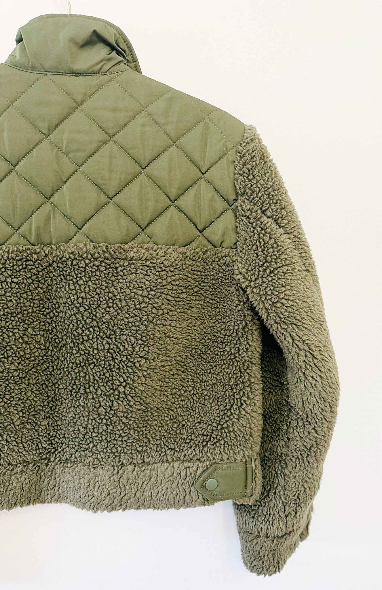 Rails Women's Peyton Quilted Mixed Media Teddy Coat, Size Extra Small