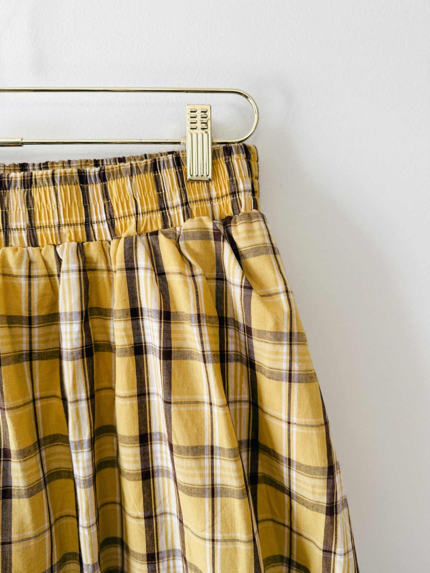 English Factory + Anthropologie Plaid Maxi Skirt