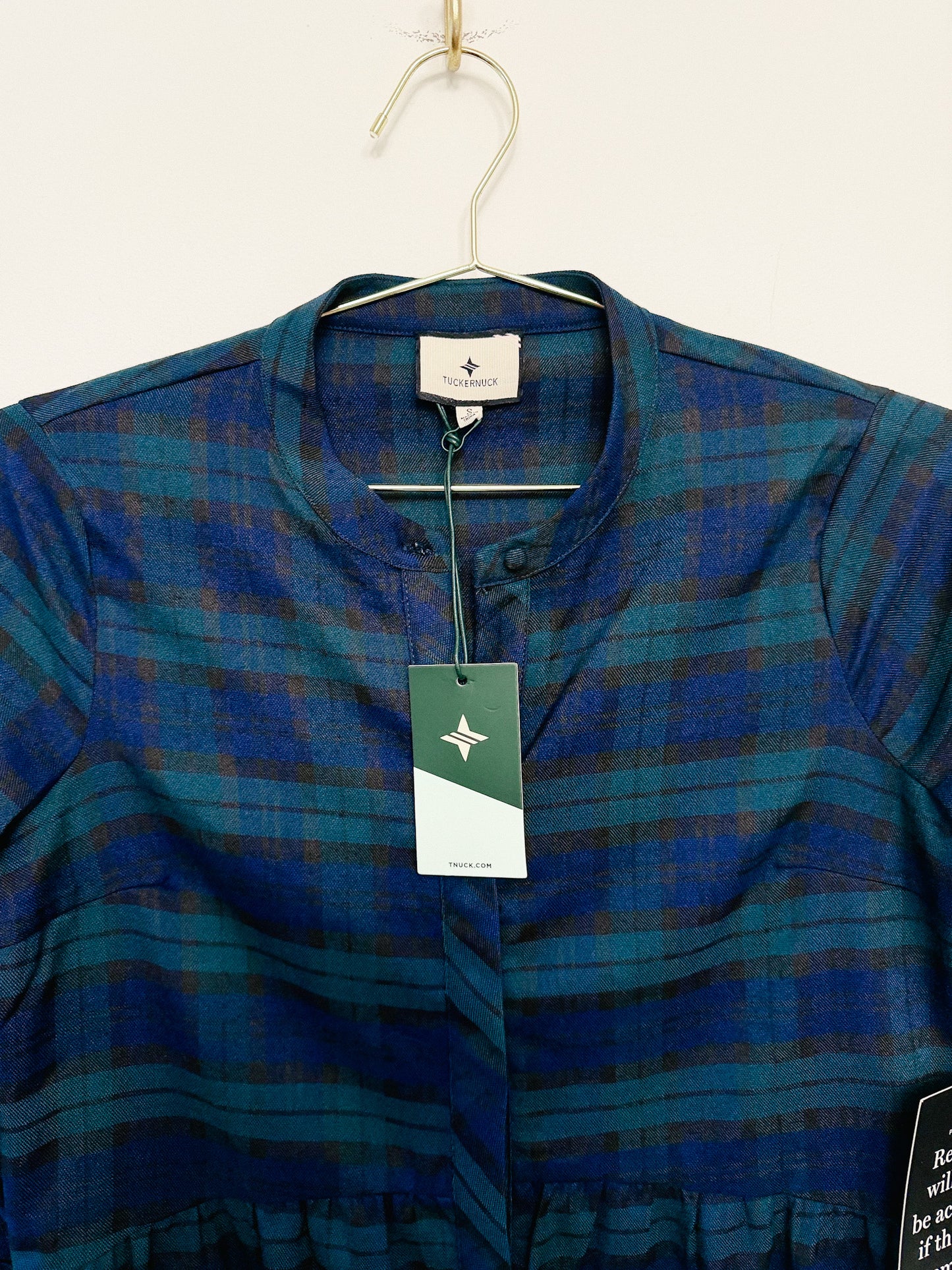 Tuckernuck Blackwatch Royal Shirt Dress