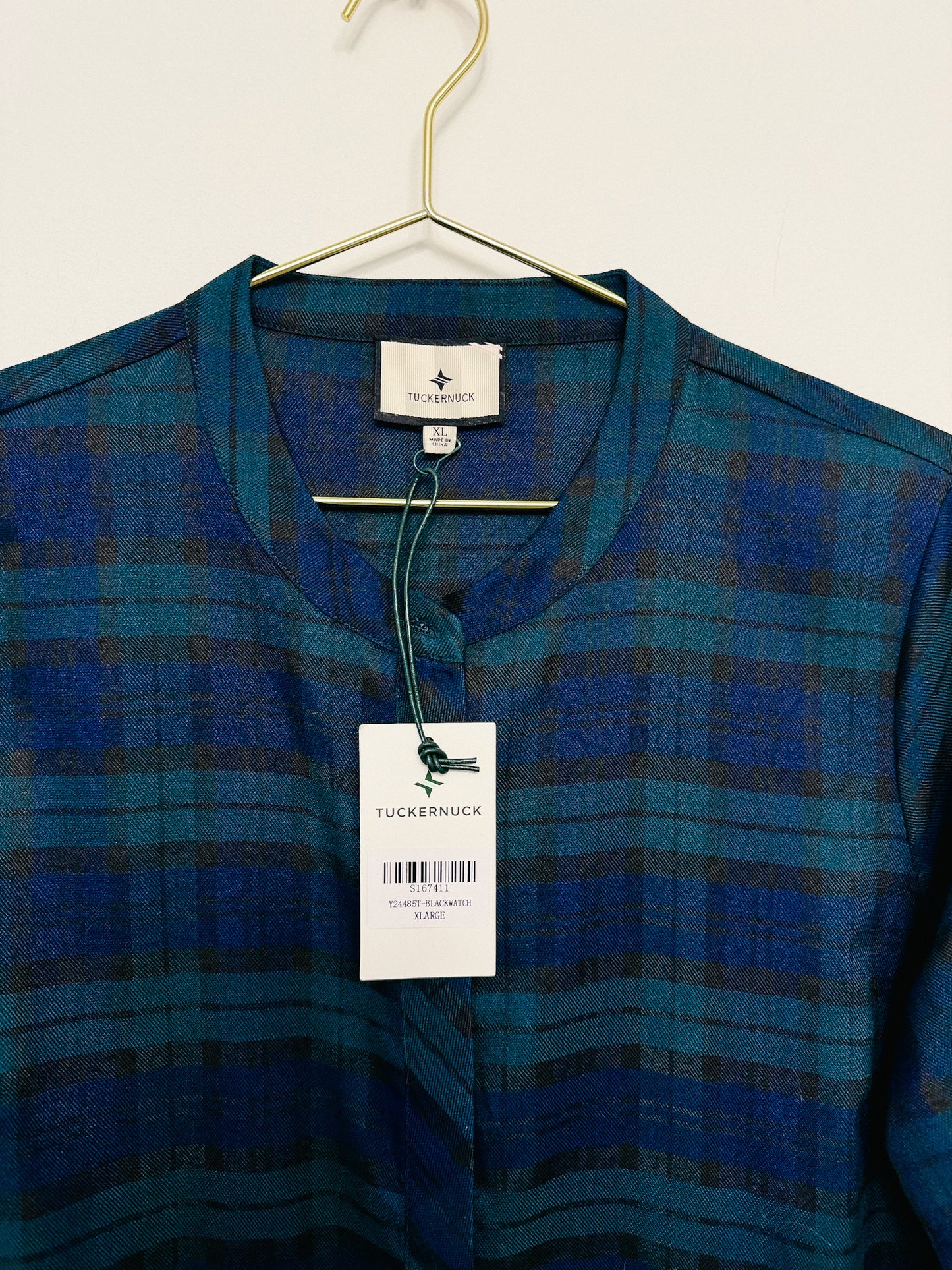 Tuckernuck Blackwatch Royal Shirt Dress