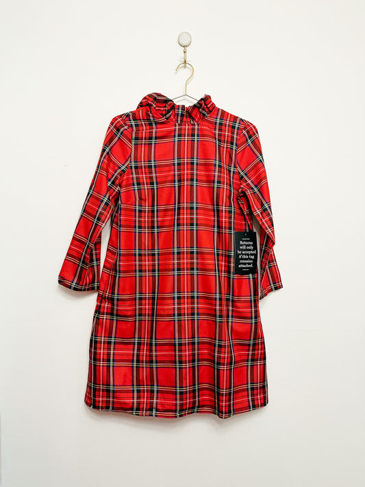 Tuckernuck Daphne Dress in Royal Stewart Tartan Plaid