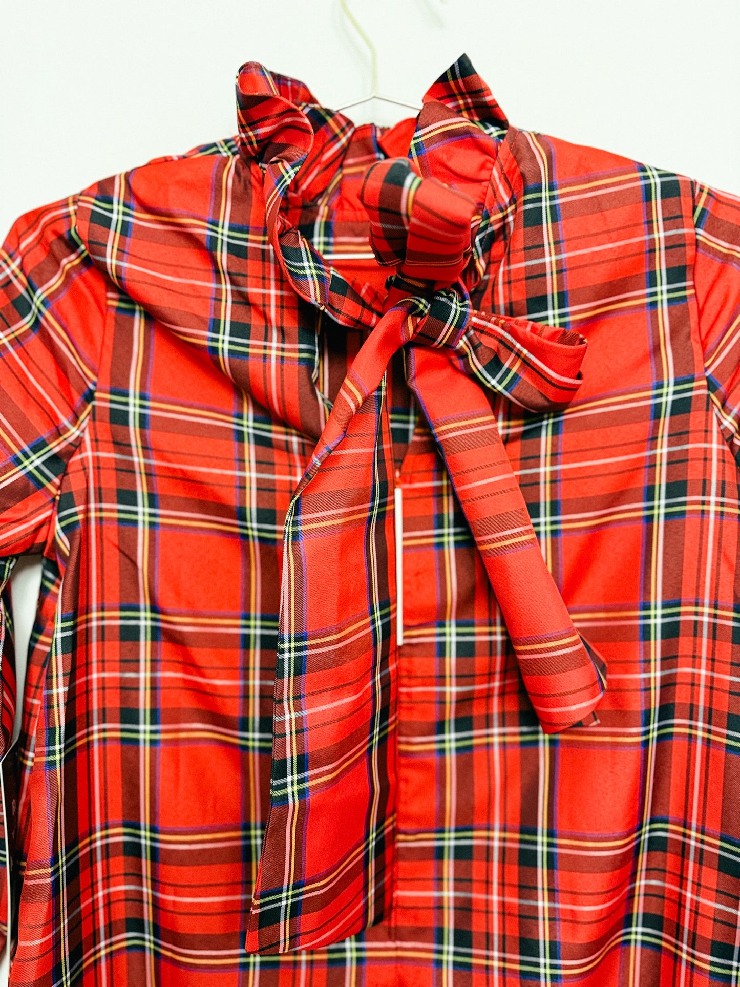 Tuckernuck Daphne Dress in Royal Stewart Tartan Plaid