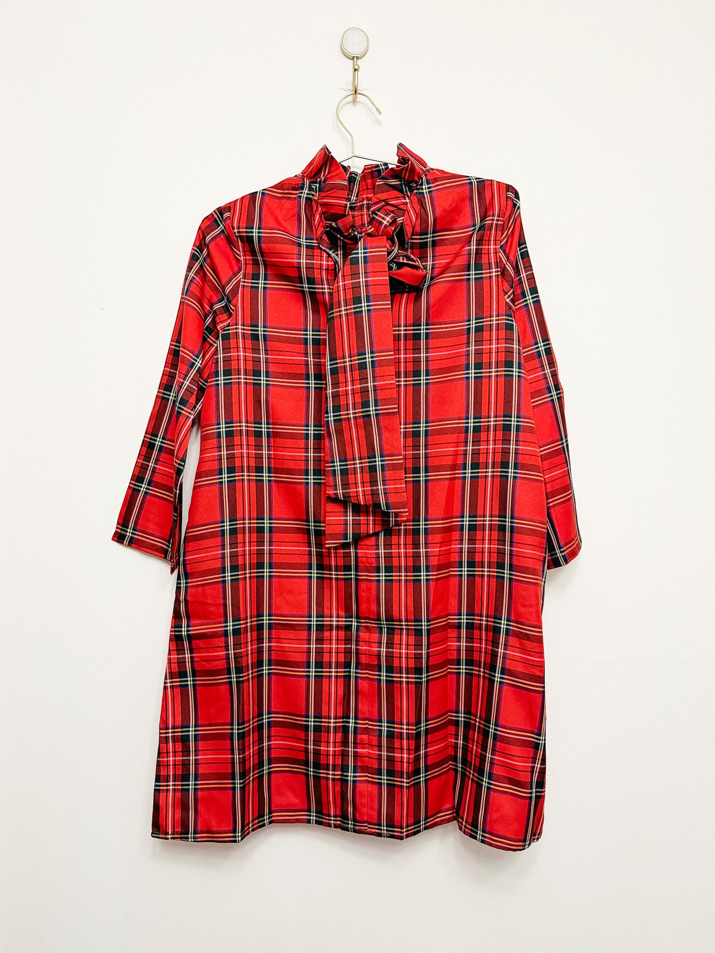 Tuckernuck Daphne Dress in Royal Stewart Tartan Plaid