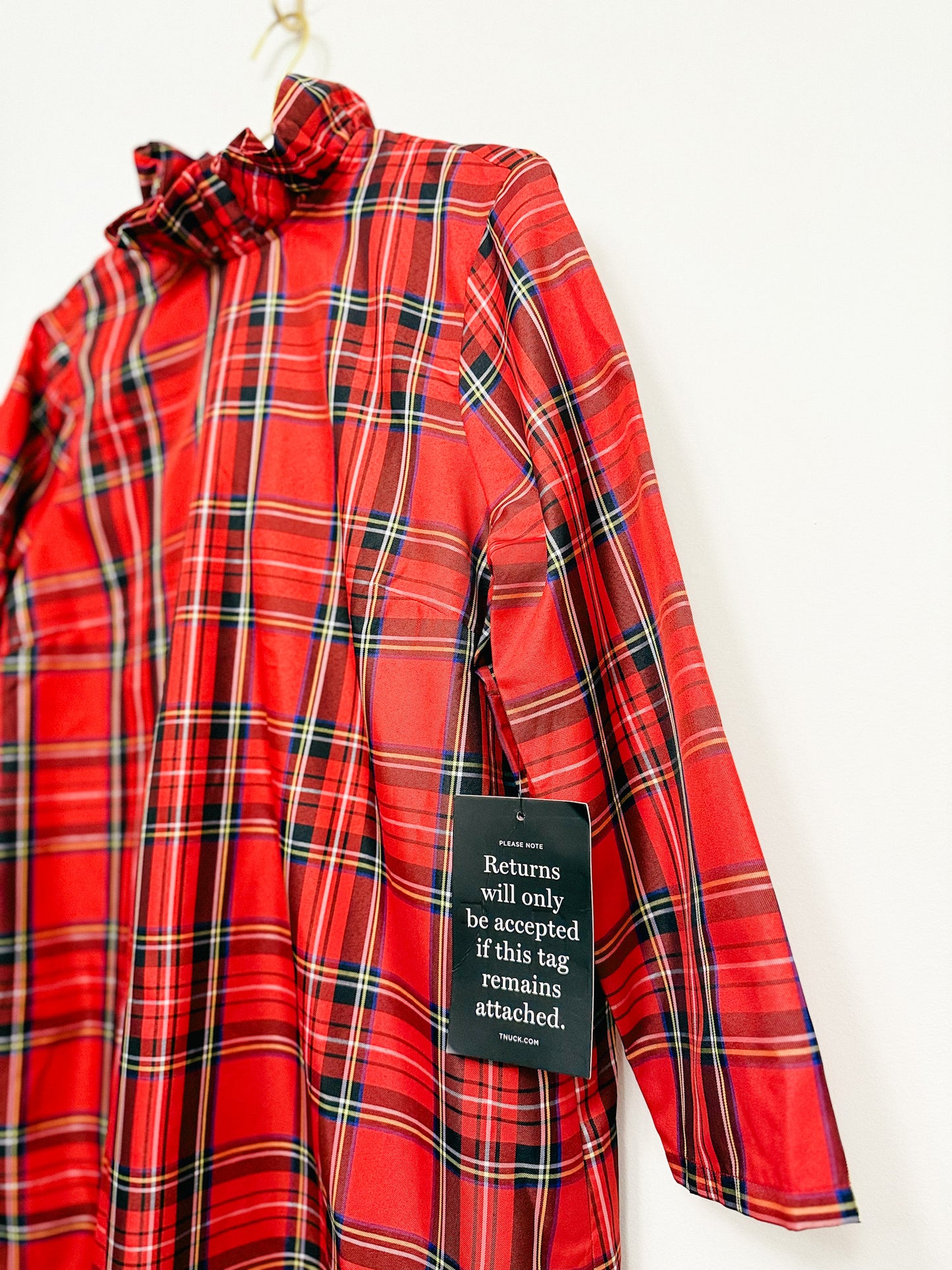 Tuckernuck Daphne Dress in Royal Stewart Tartan Plaid