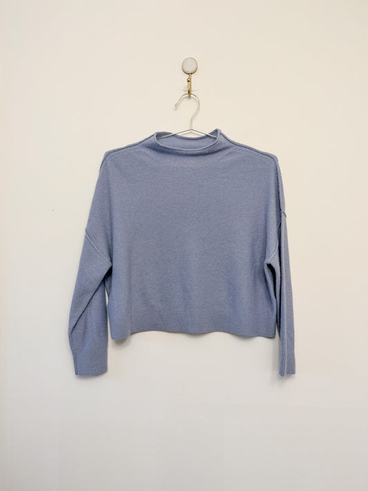 The Alani Cashmere Mock-Neck Sweater by Pilcro