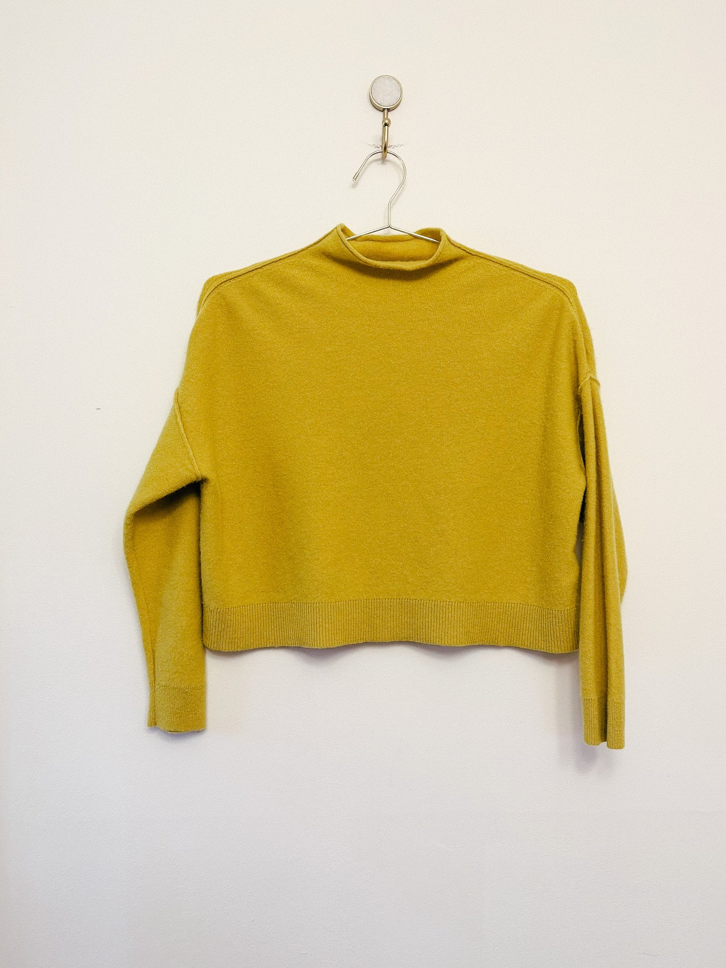 The Alani Cashmere Mock-Neck Sweater by Pilcro